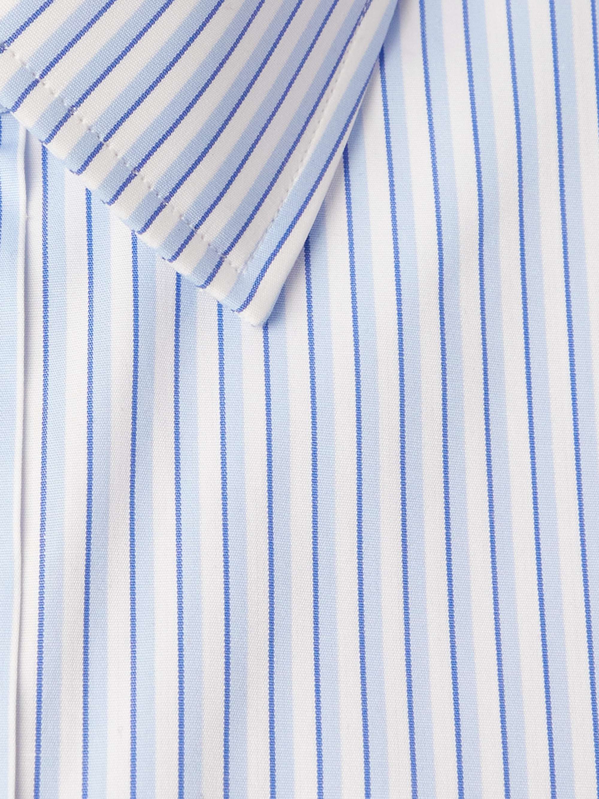 CHARVET Striped Cotton-Poplin Shirt