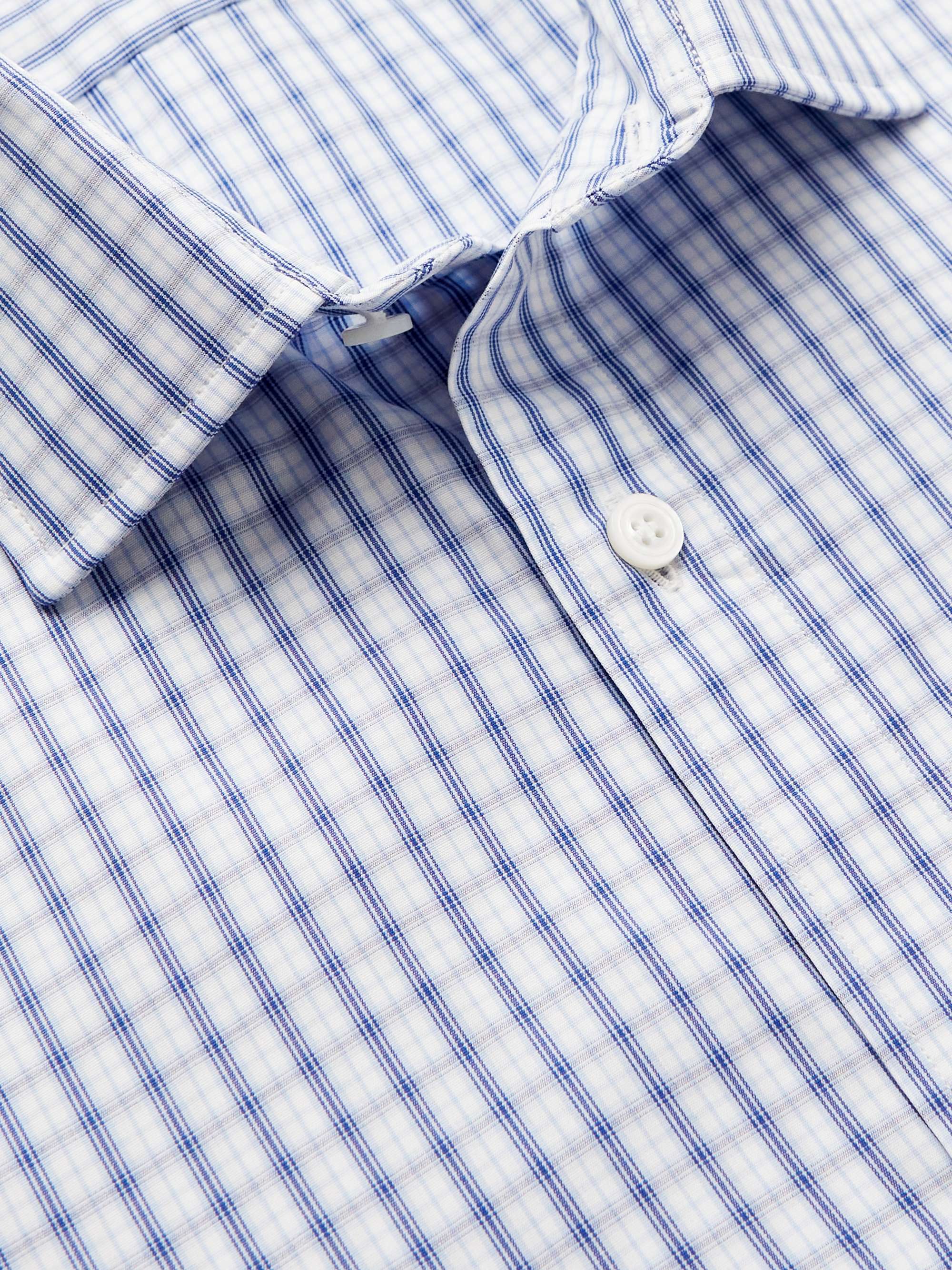 CHARVET Checked Cotton-Poplin Shirt