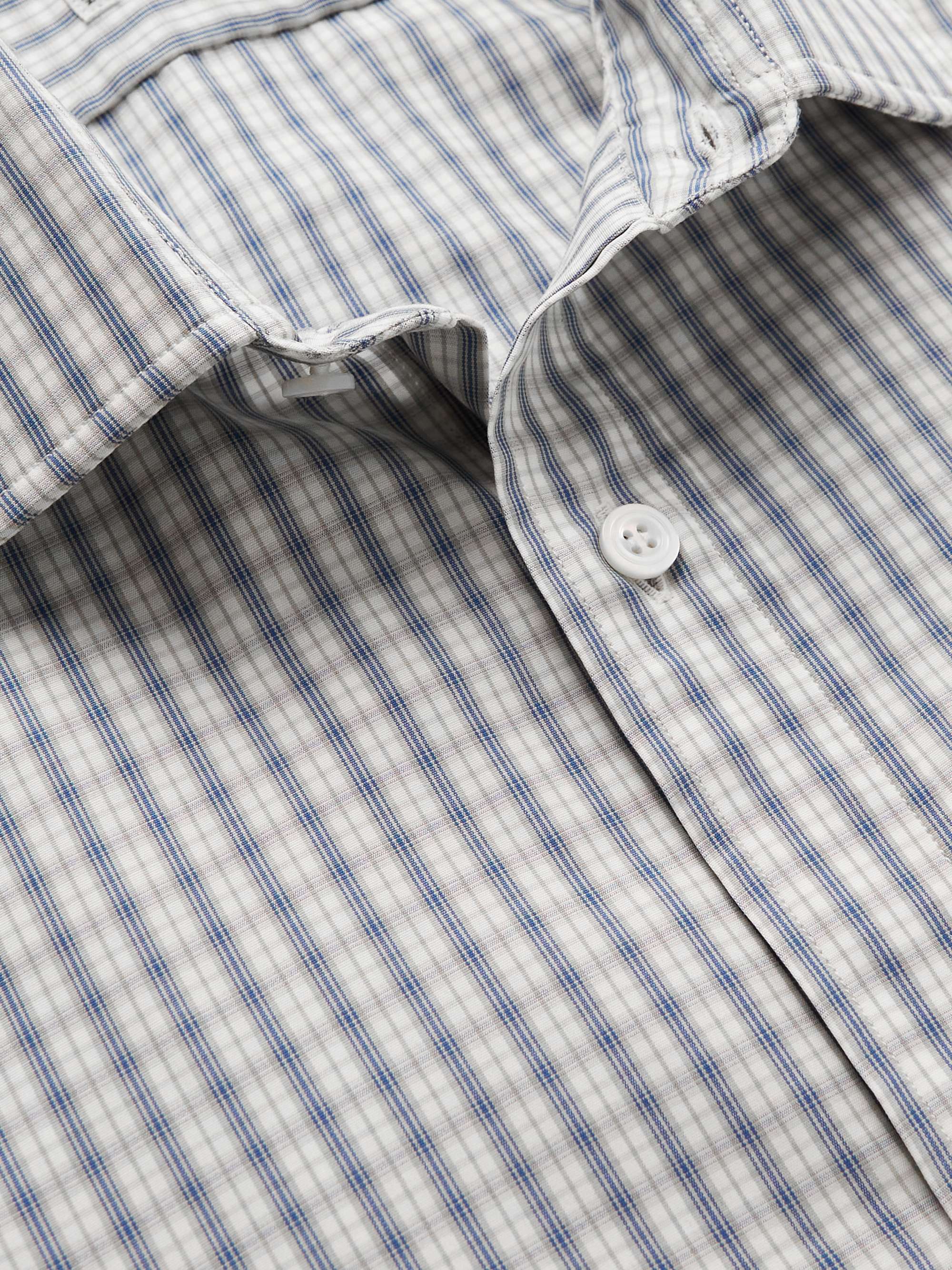 CHARVET Checked Cotton-Poplin Shirt