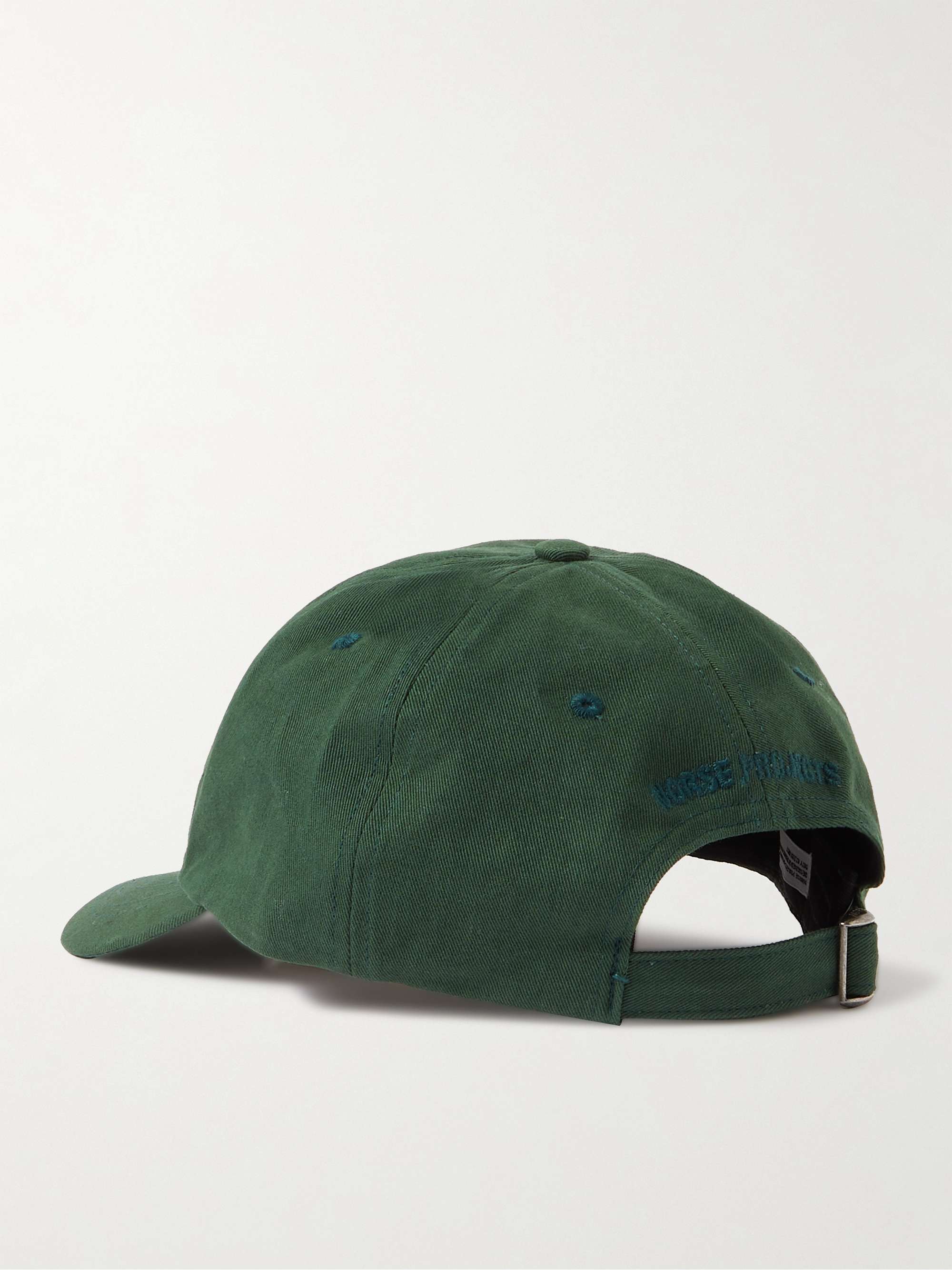 NORSE PROJECTS Logo-Embroidered Cotton-Twill Baseball Cap