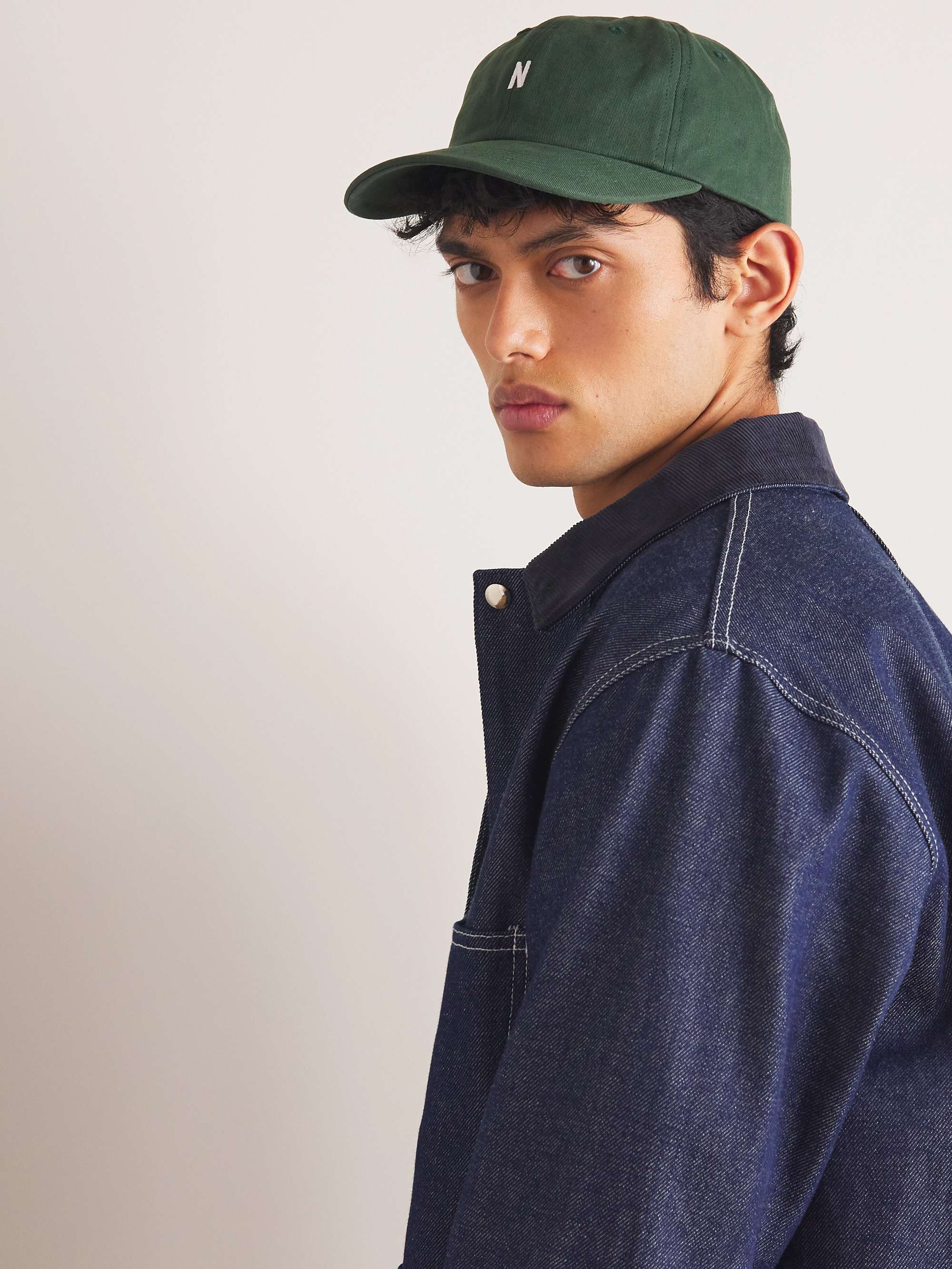 NORSE PROJECTS Logo-Embroidered Cotton-Twill Baseball Cap