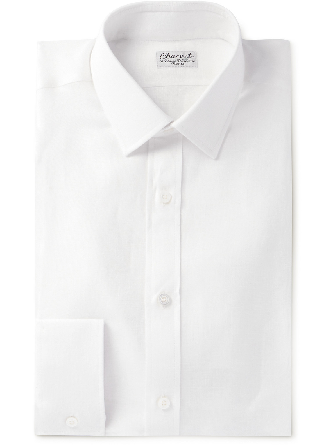 Charvet Linen Shirt In White