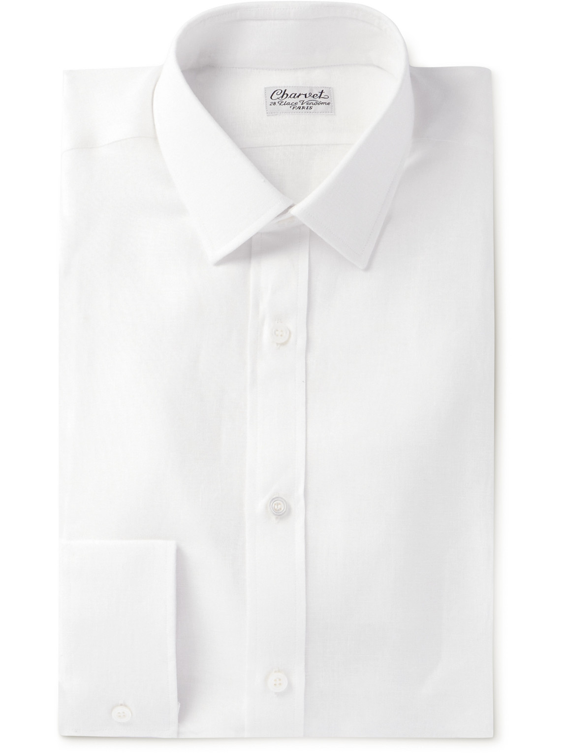Charvet Linen Shirt In White | ModeSens