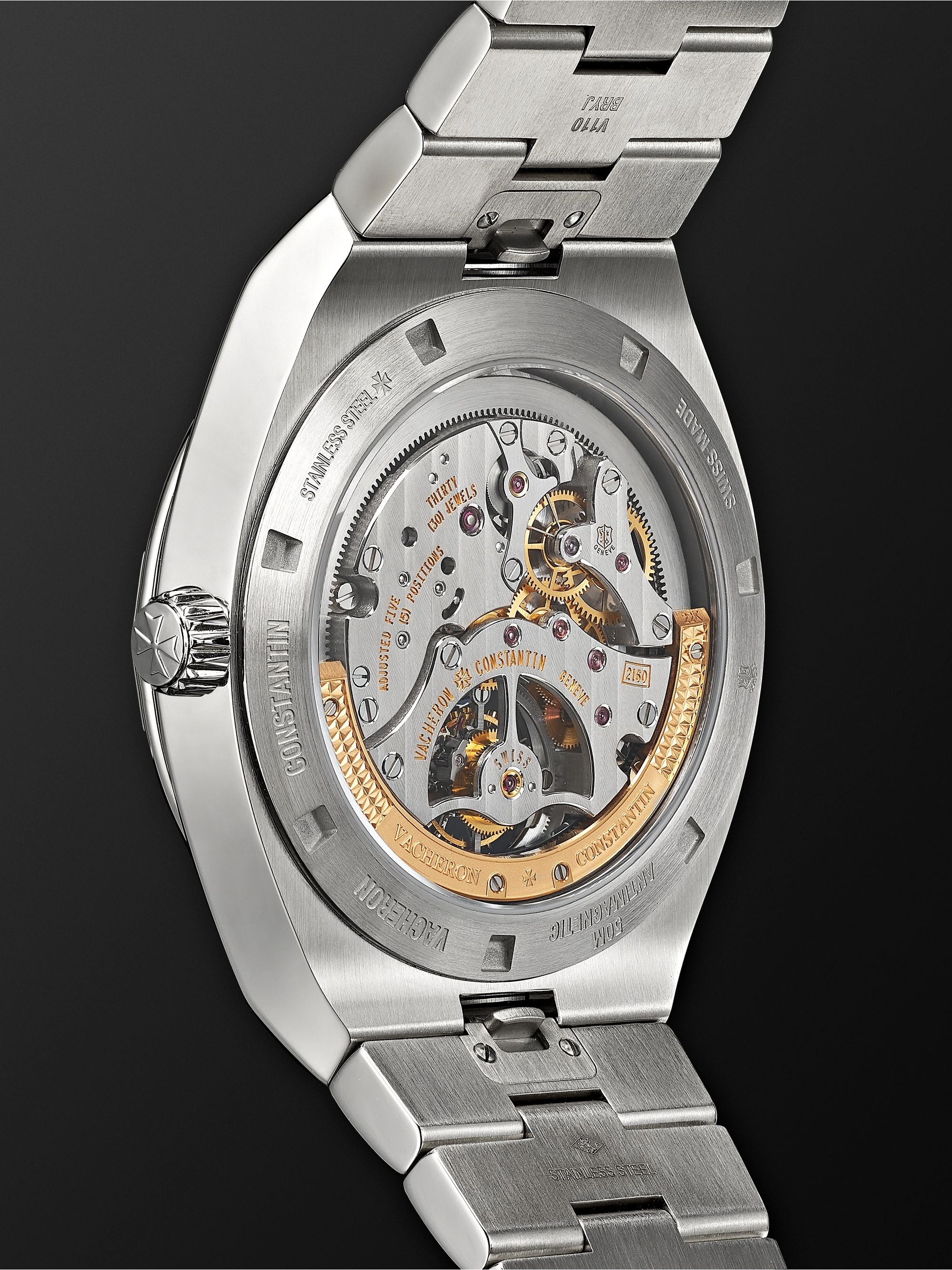 VACHERON CONSTANTIN Overseas Tourbillon Automatic 42.5mm Stainless Steel Watch, Ref. No 6000V/110A-B544