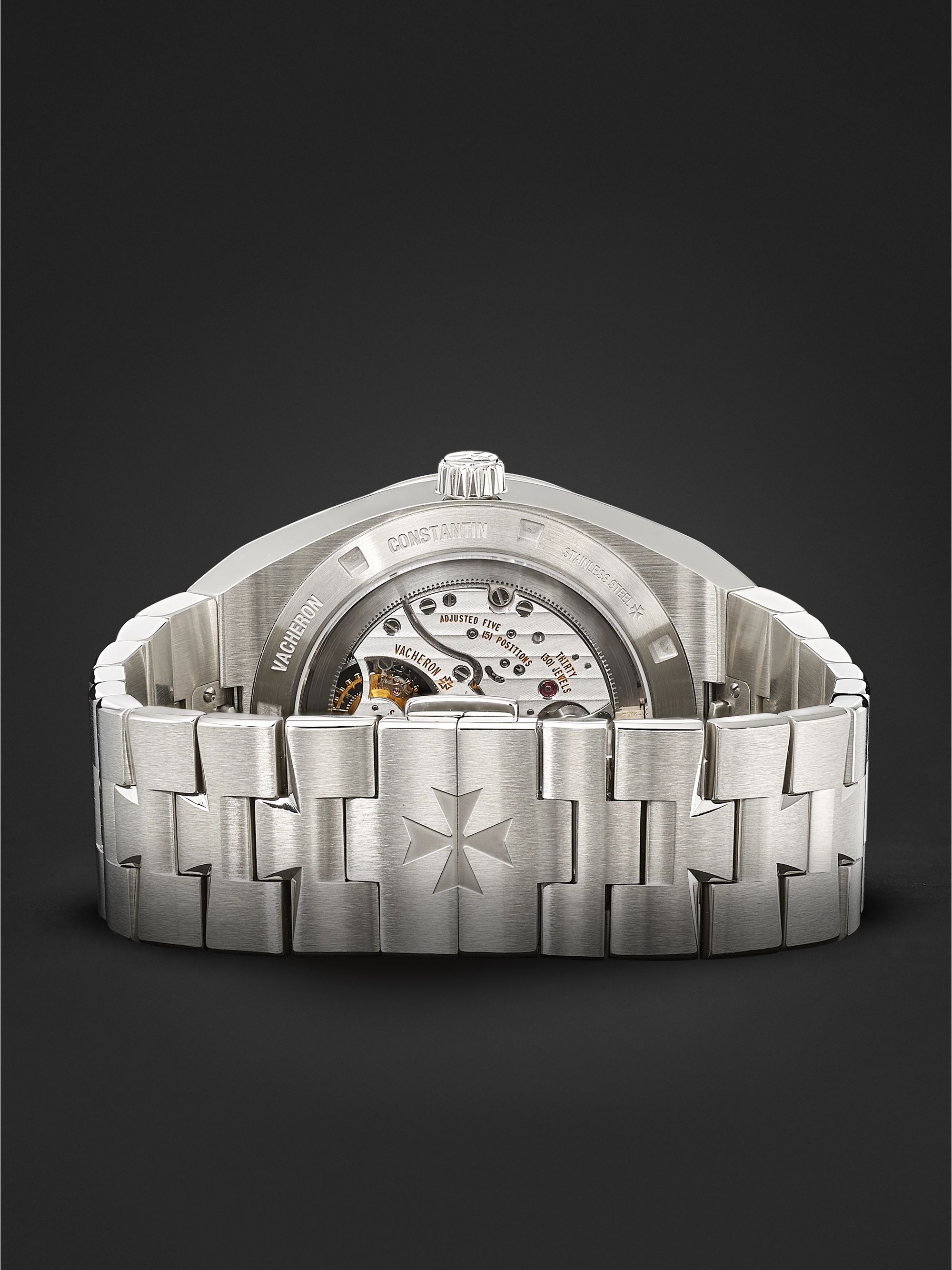 VACHERON CONSTANTIN Overseas Tourbillon Automatic 42.5mm Stainless Steel Watch, Ref. No 6000V/110A-B544