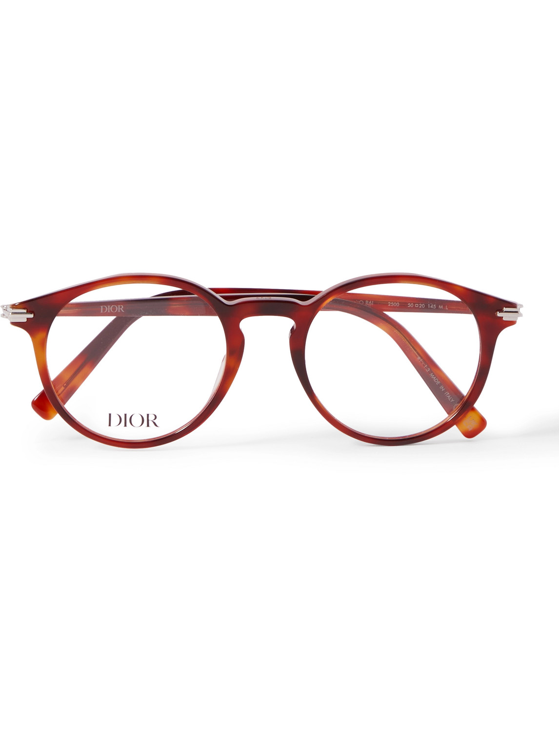 Dior Blacksuit R6i Round-frame Tortoiseshell Acetate Optical Glasses
