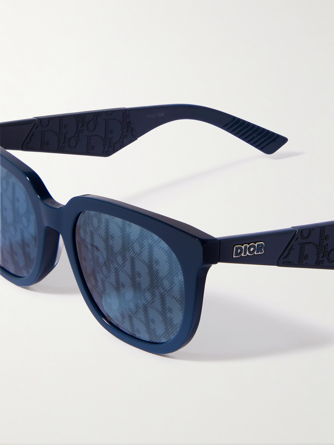 Shop Dior B27 S3f D-frame Logo-detailed Acetate Sunglasses In Black