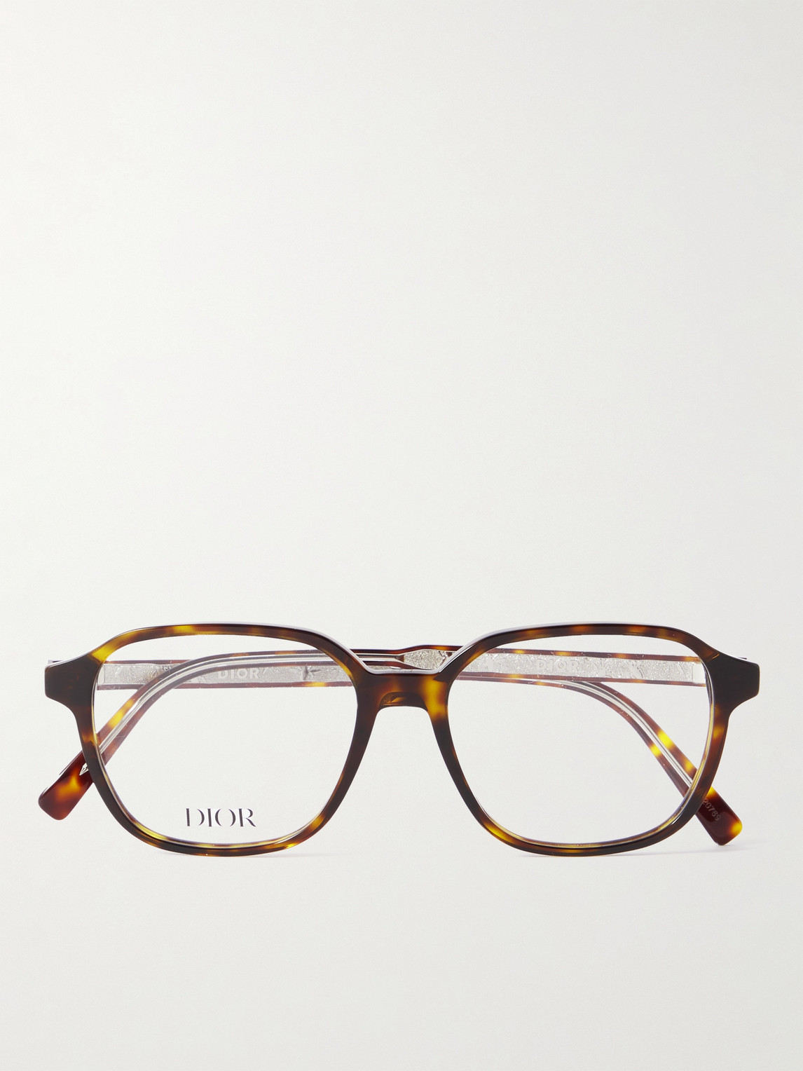 DIOR Eyewear InDiorO S3I Square-Frame Tortoiseshell Acetate Optical Glasses - Men