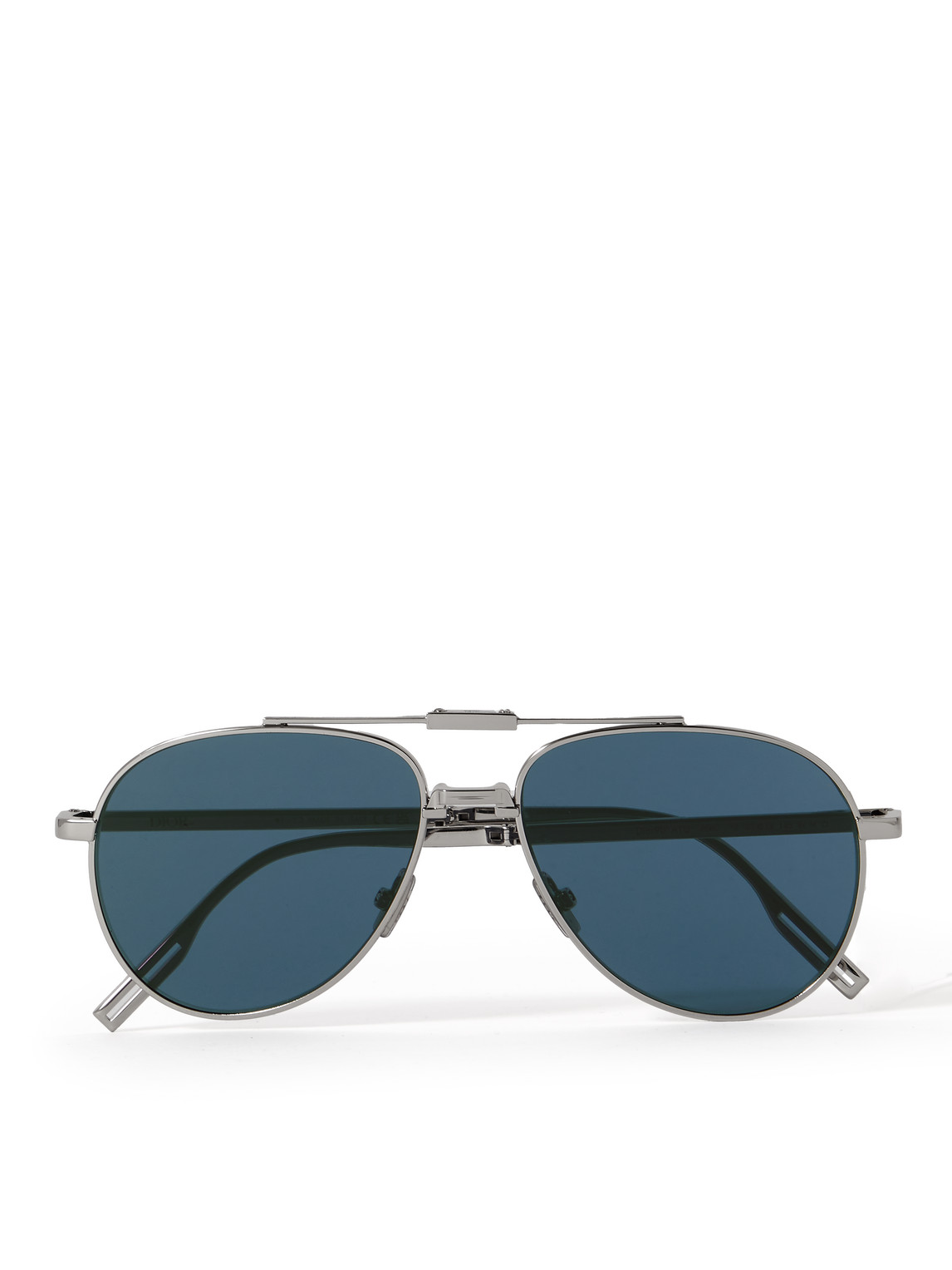 Dior 90 A1u Aviator-style Silver-tone Sunglasses