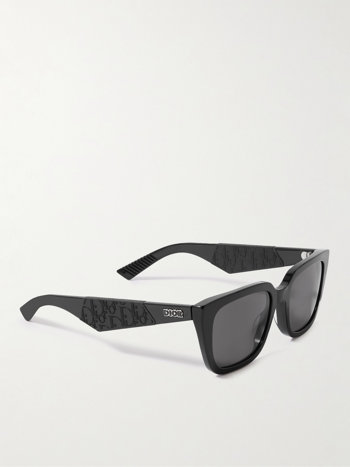 Shop Dior B27 S2i D-frame Acetate Sunglasses In Black