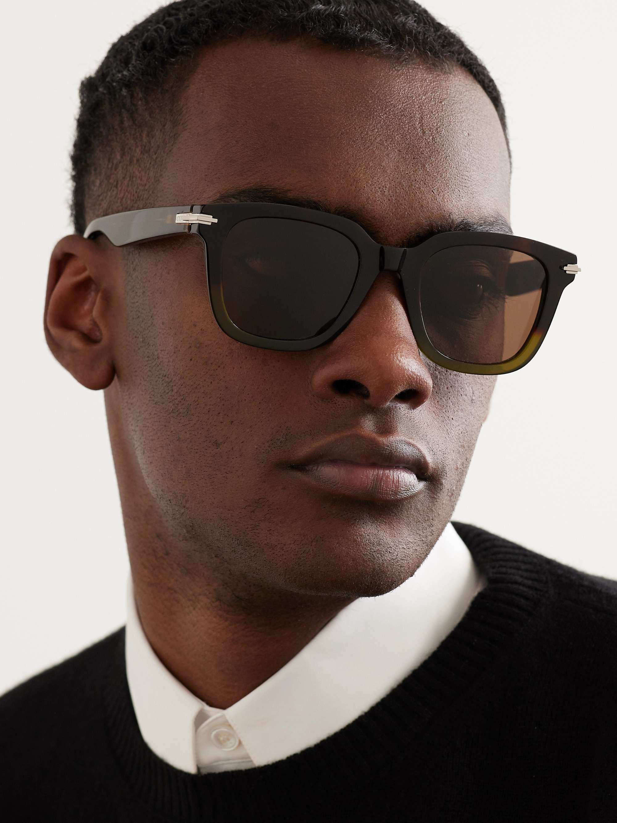 DIOR EYEWEAR DiorBlackSuit S10I D-Frame Acetate Sunglasses for Men | MR ...