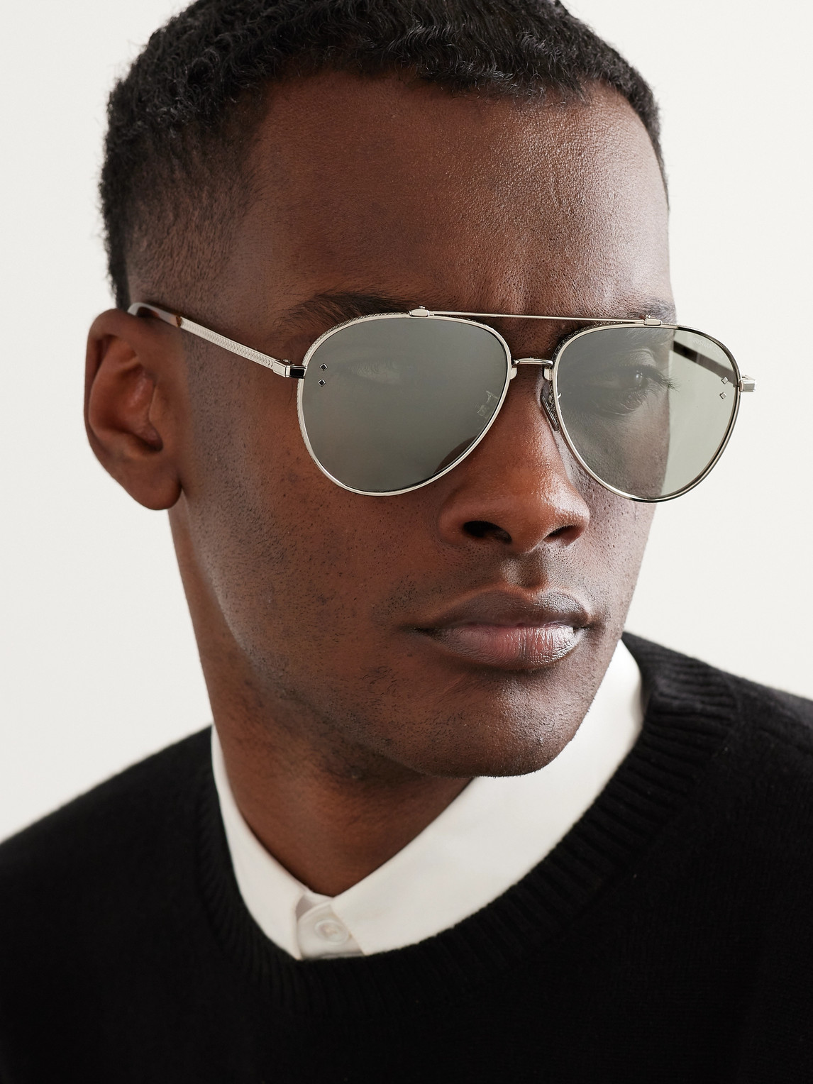 Dior Cd Diamond A1u D-drame Silver-tone And Tortoiseshell Acetate Sunglasses In Silver