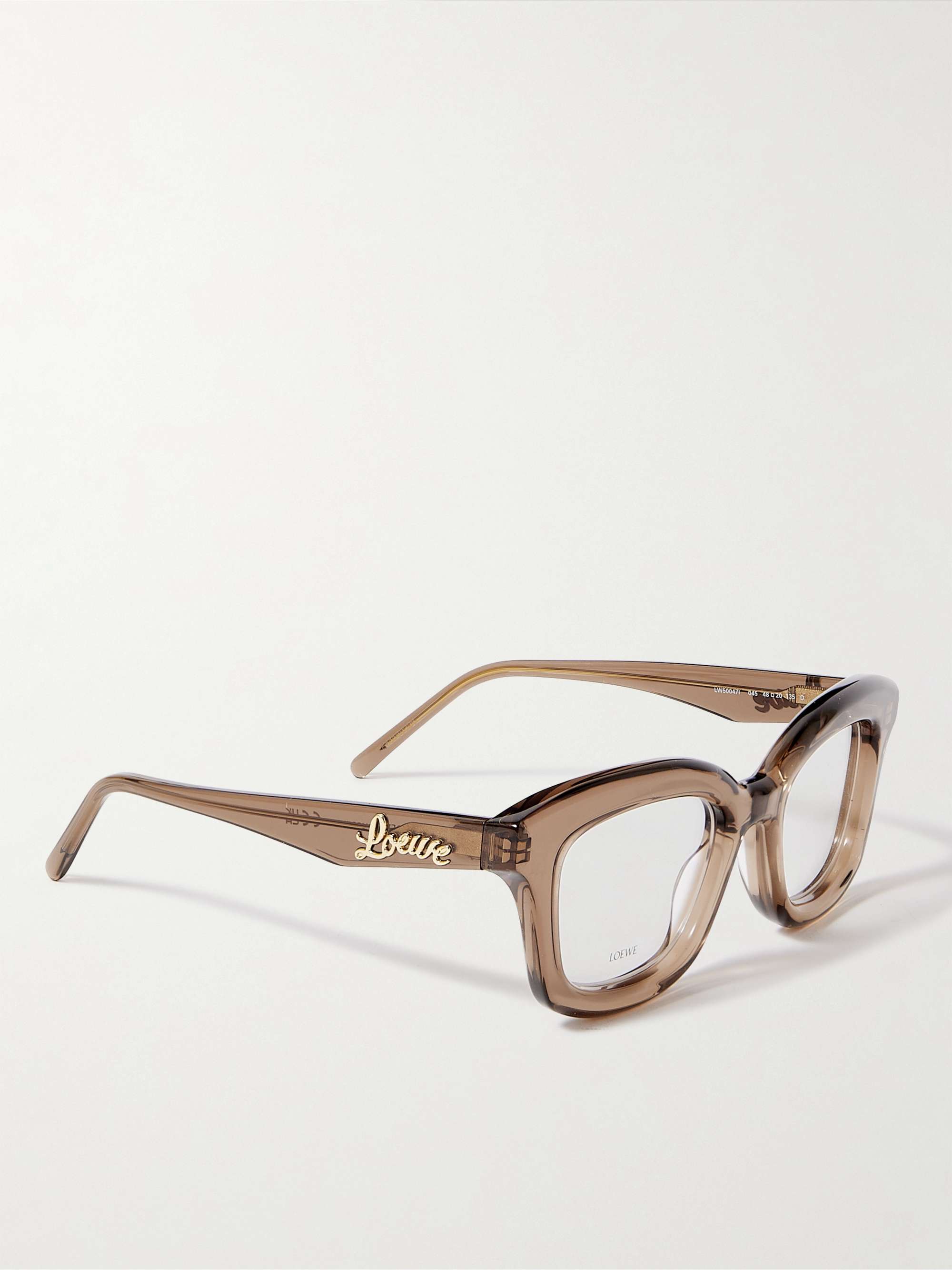 LOEWE Curvy Square-Frame Acetate Optical Glasses
