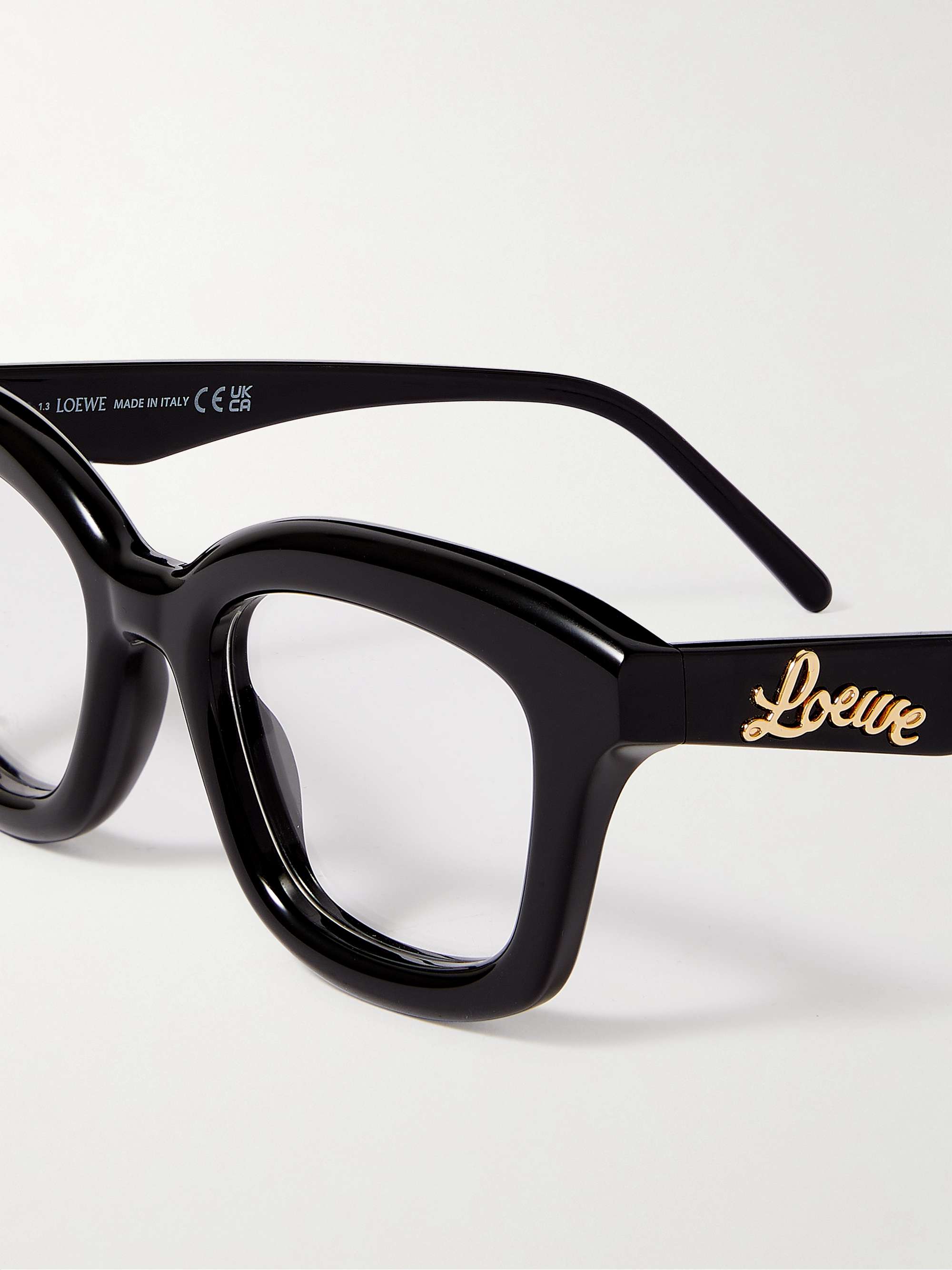 LOEWE Curvy Square-Frame Acetate Optical Glasses