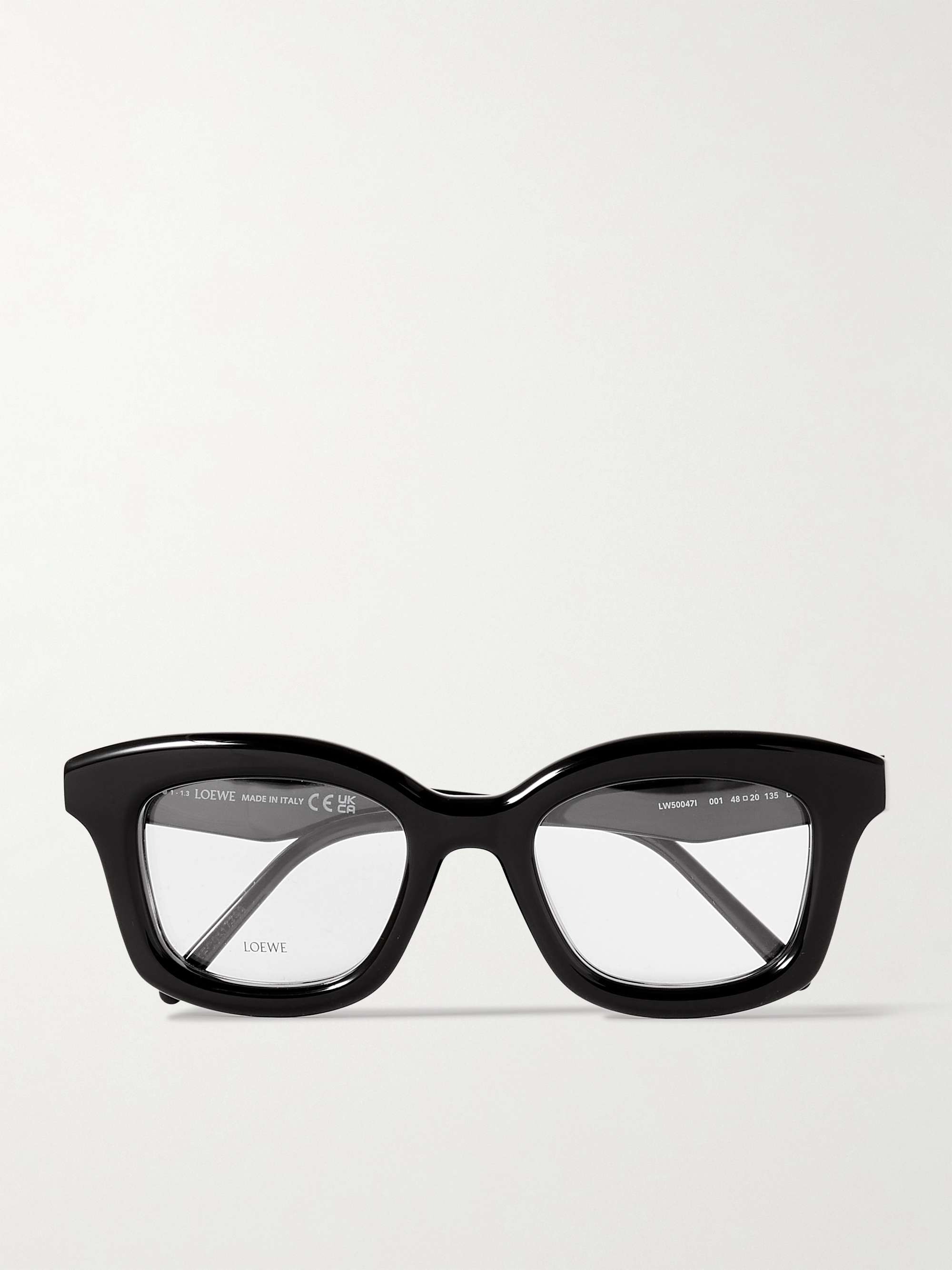 LOEWE Curvy Square-Frame Acetate Optical Glasses for Men | MR PORTER