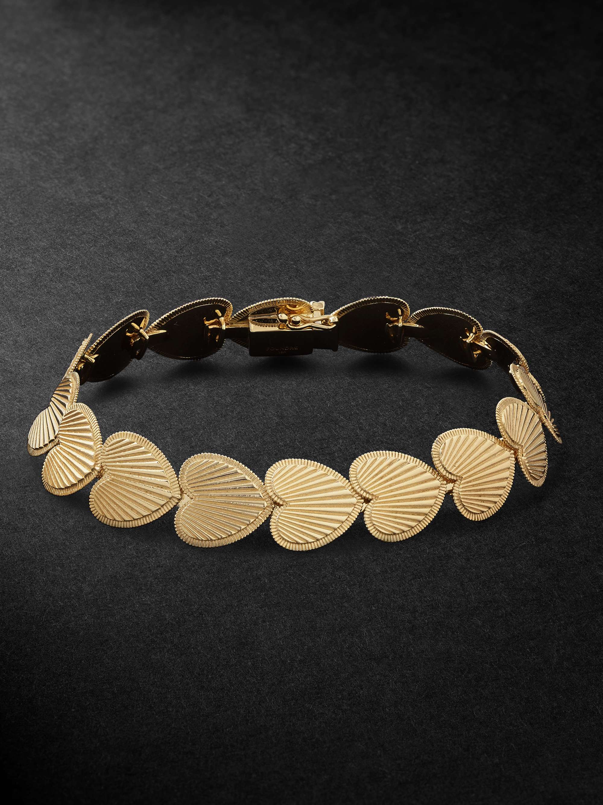 FOUNDRAE Love Token Gold Bracelet