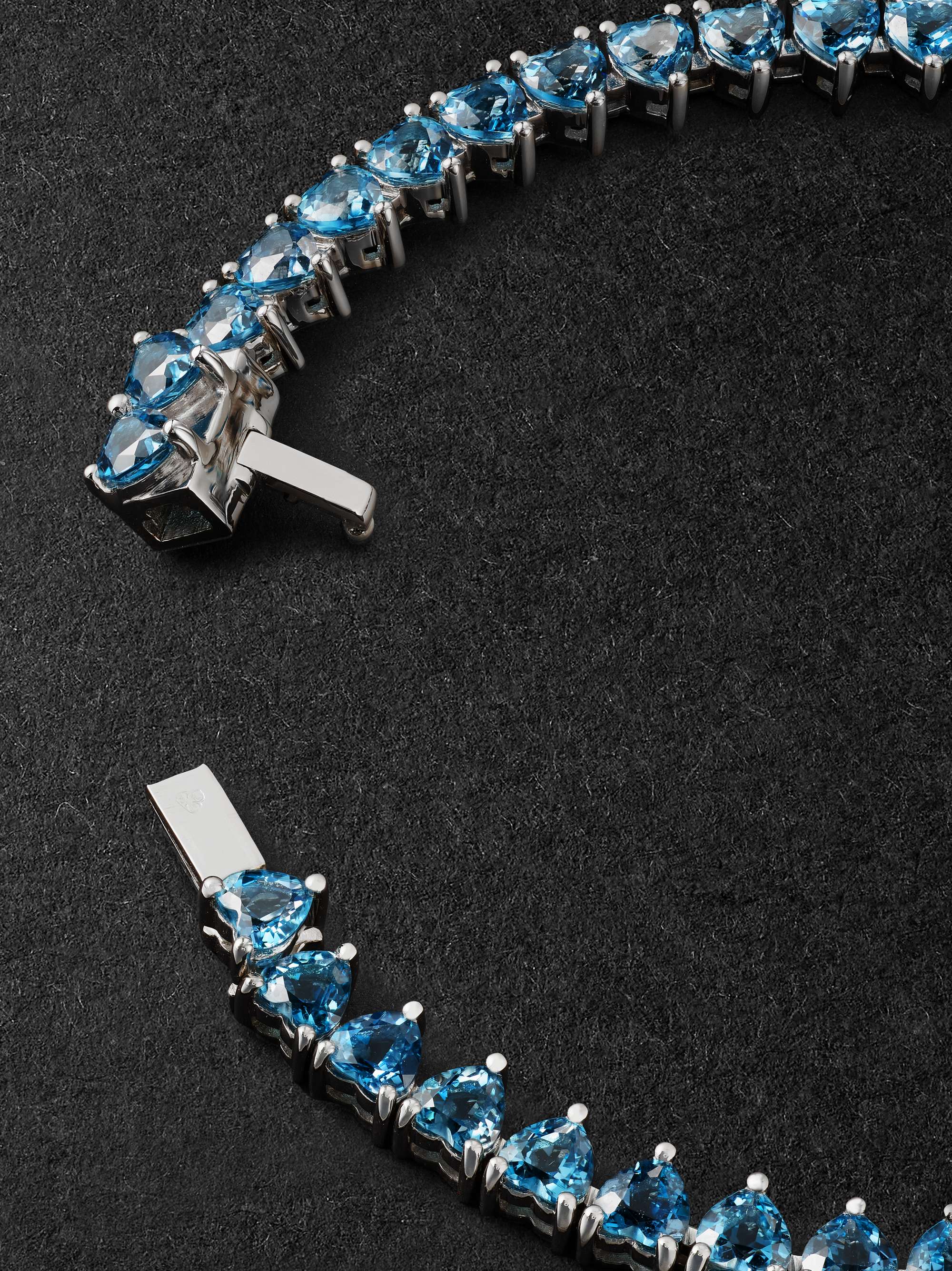 YVONNE LÉON White Gold Topaz Bracelet