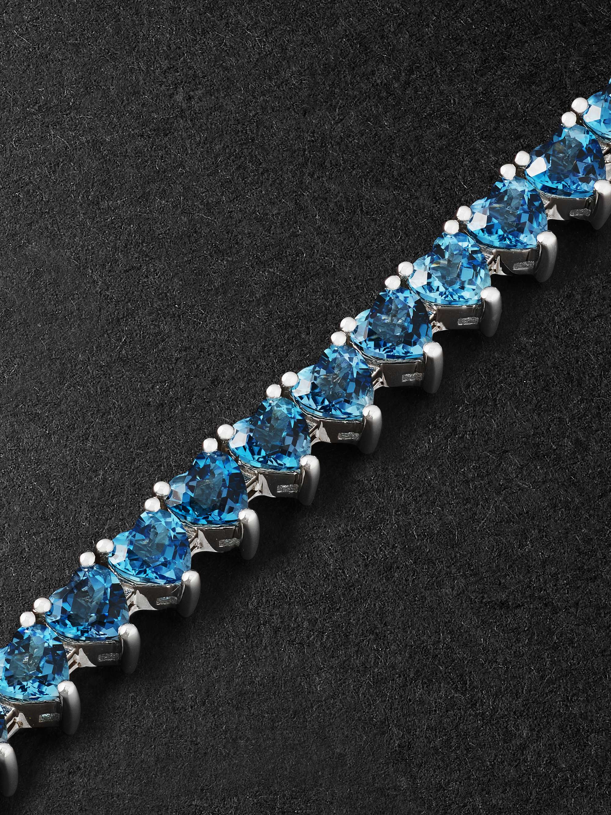YVONNE LÉON White Gold Topaz Bracelet