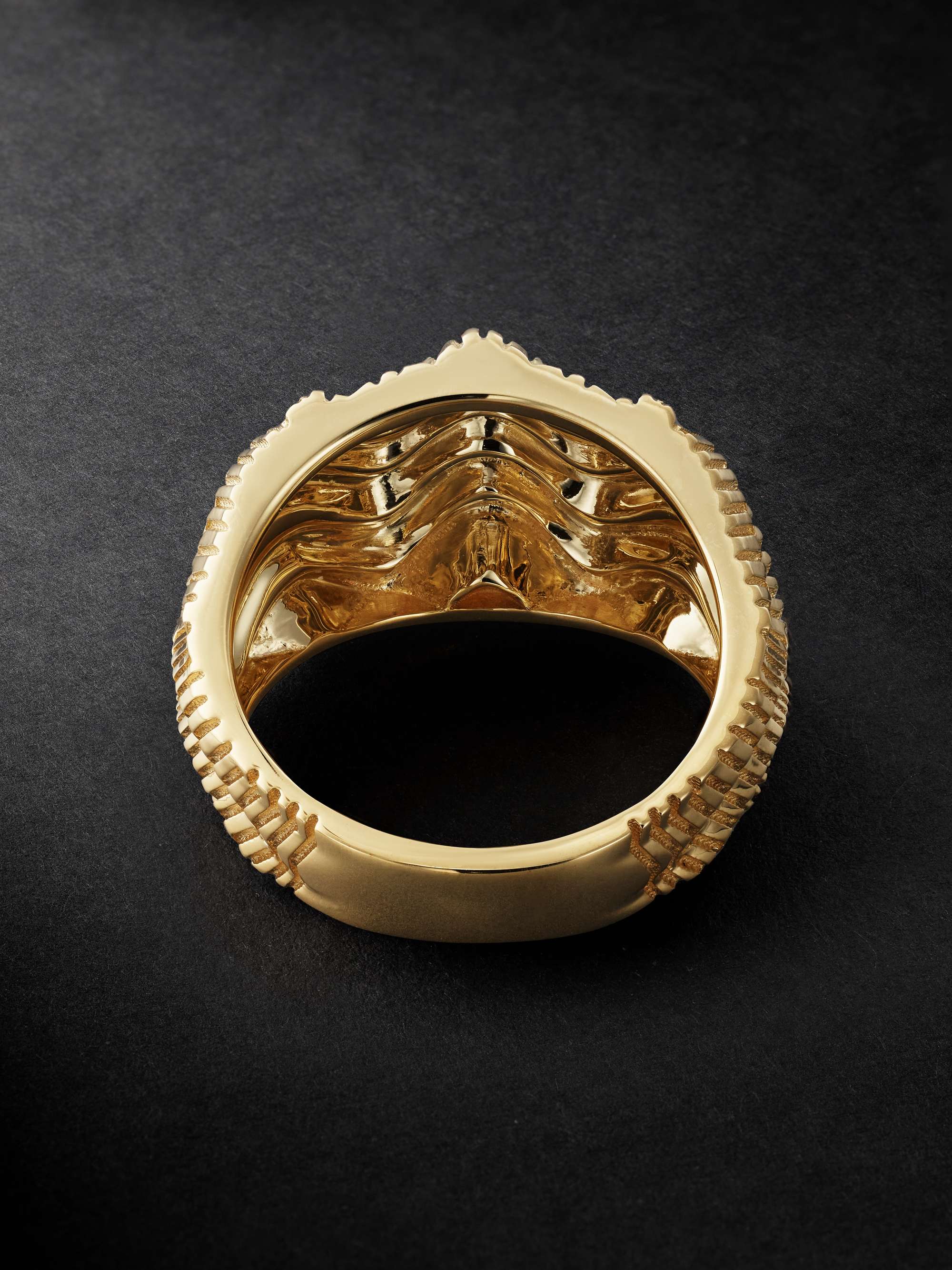 YVONNE LÉON Gold Sapphire Ring