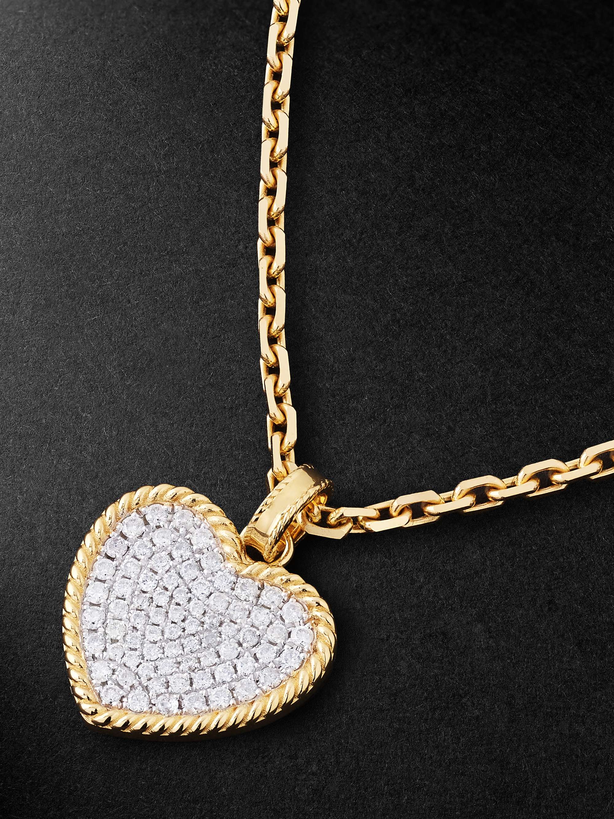 YVONNE LÉON Gold Diamond Necklace