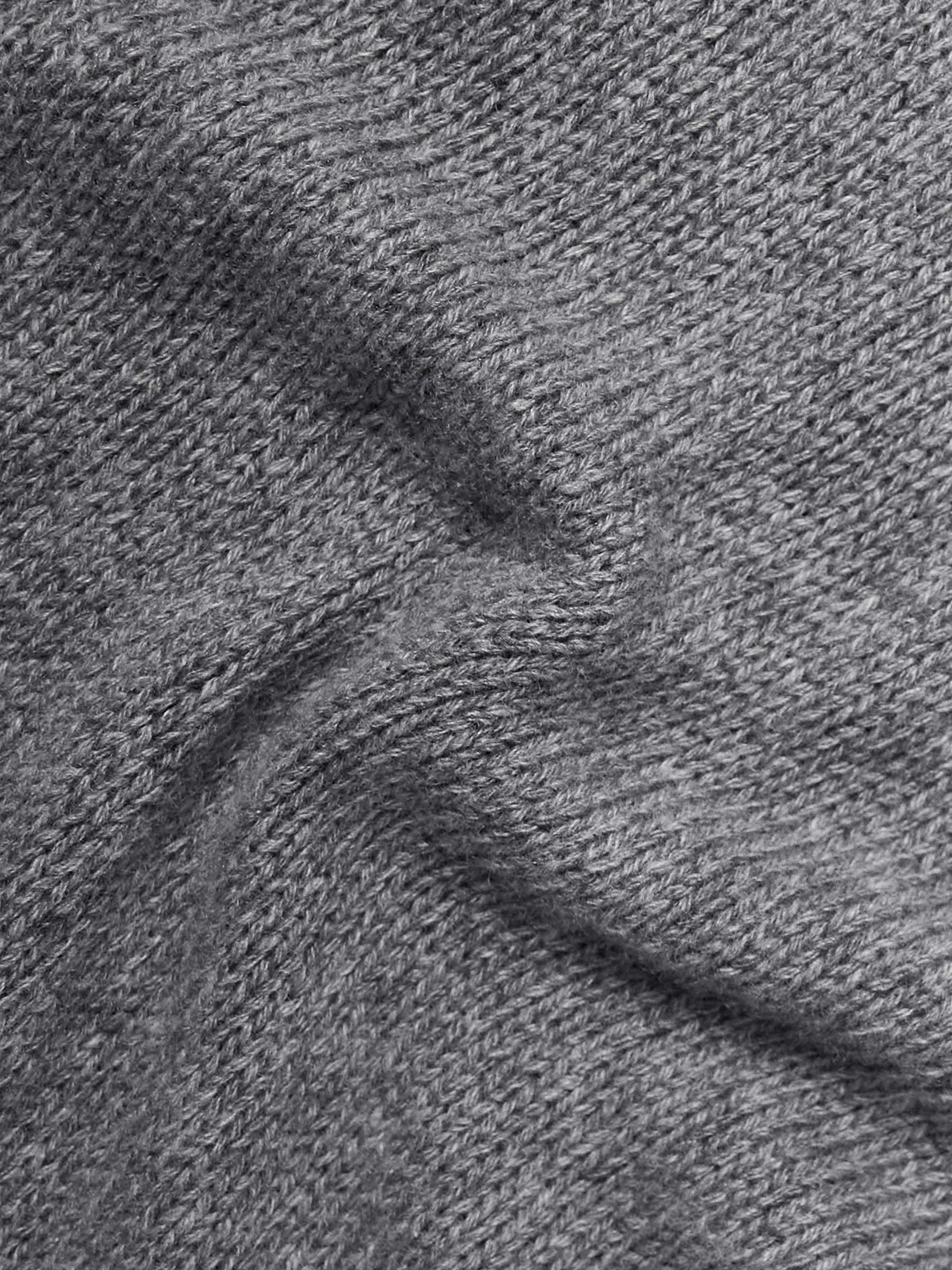 LORO PIANA Slim-Fit Mélange Baby Cashmere Rollneck Sweater