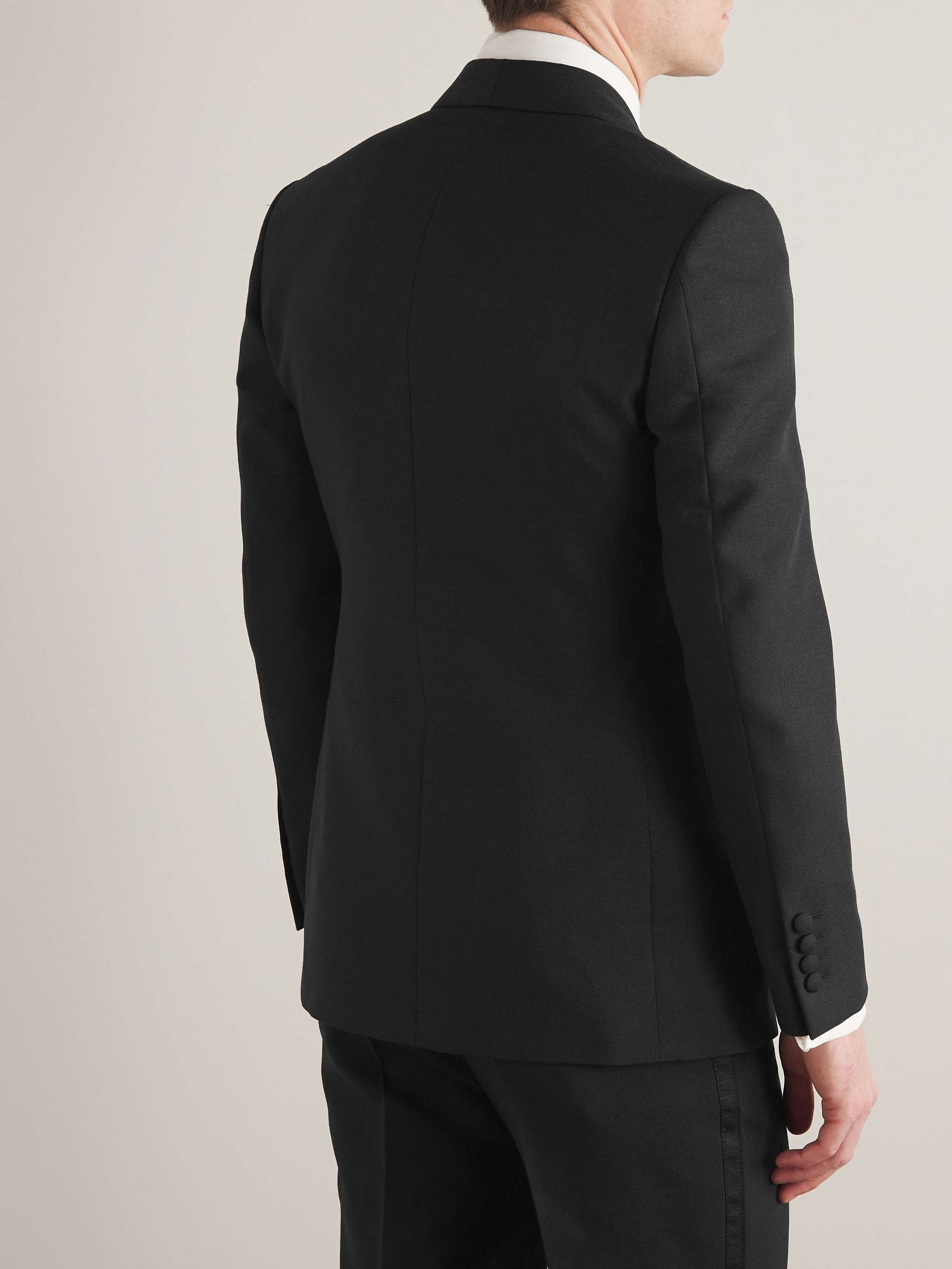 KINGSMAN Harry Wool and Mohair-Blend Tuxedo Jacket