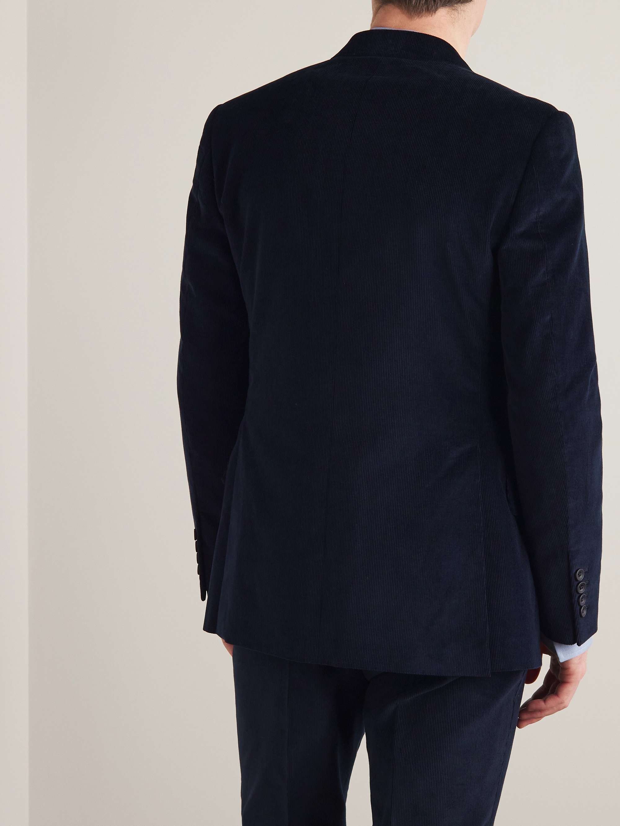 KINGSMAN Slim-Fit Cotton and Cashmere-Blend Corduroy Suit Jacket