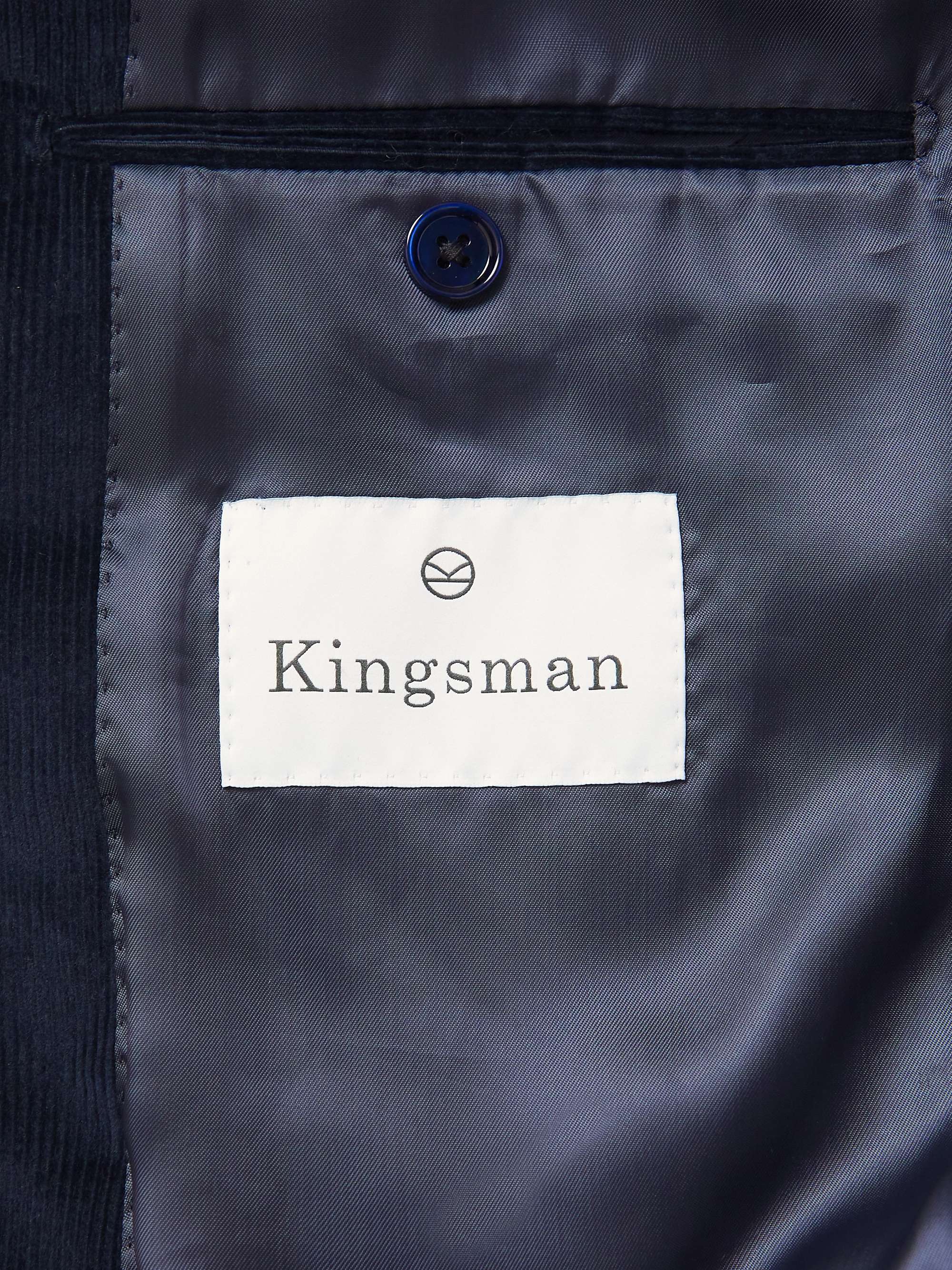 KINGSMAN Slim-Fit Cotton and Cashmere-Blend Corduroy Suit Jacket