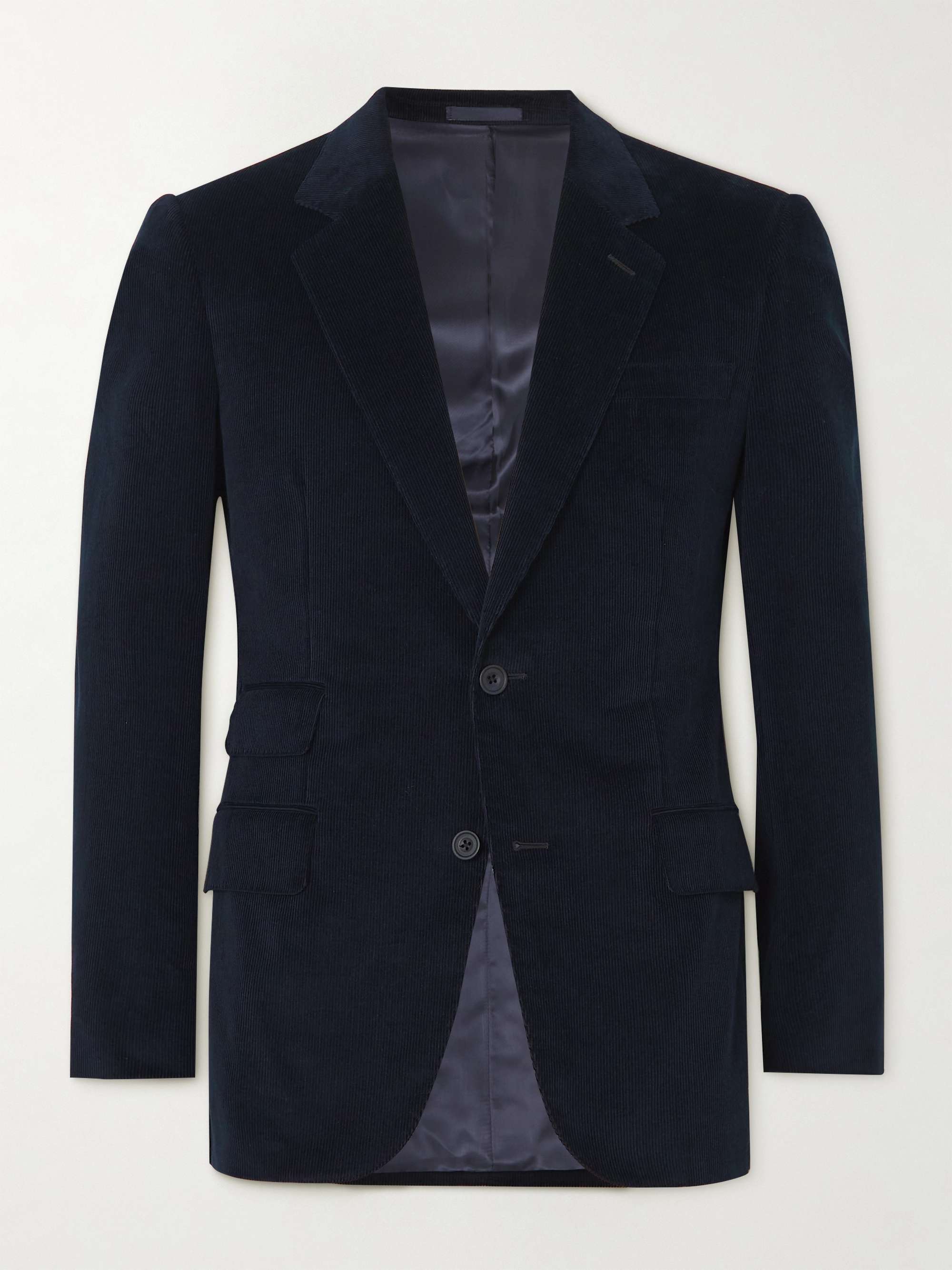 KINGSMAN Slim-Fit Cotton and Cashmere-Blend Corduroy Suit Jacket