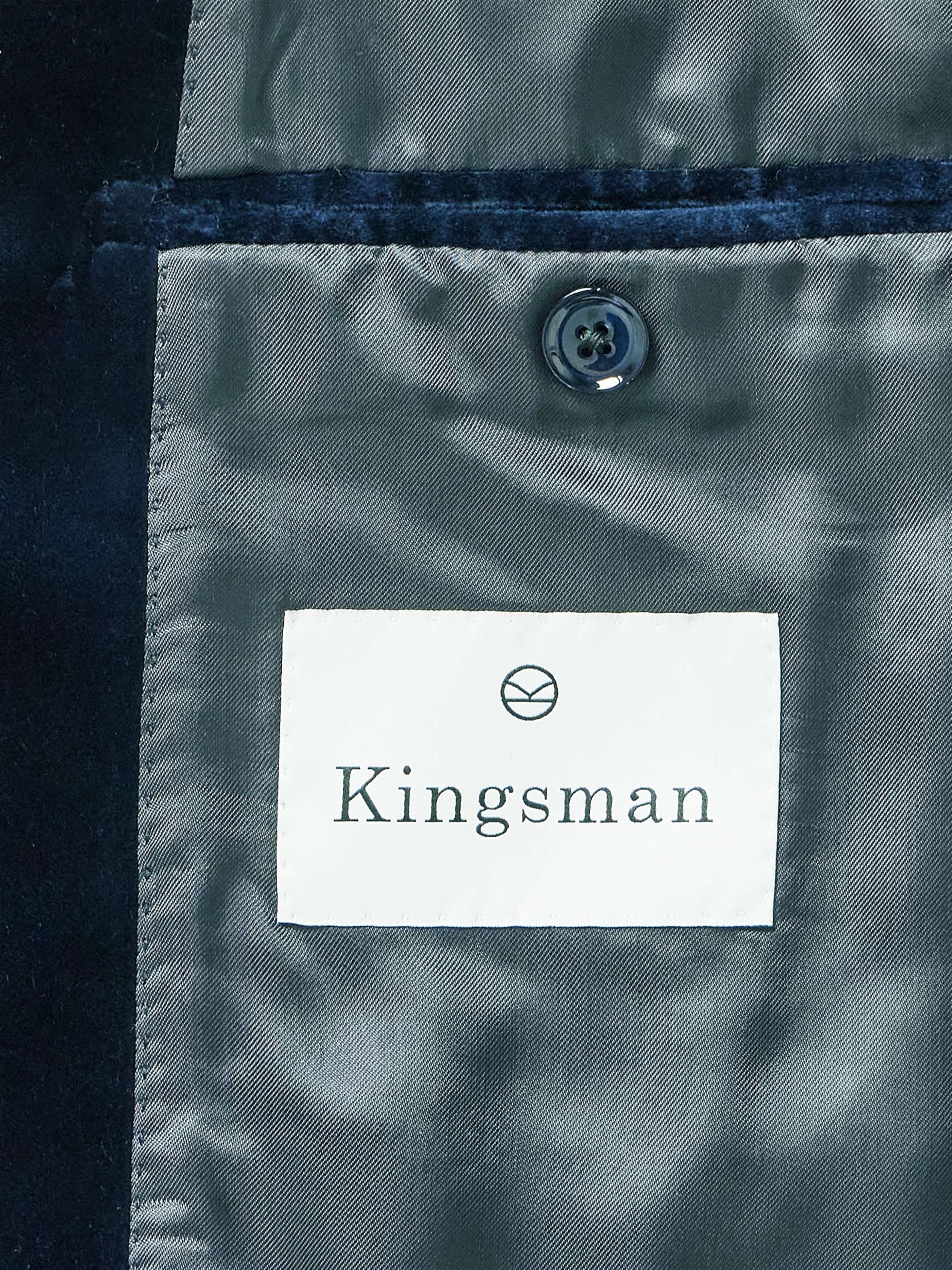 KINGSMAN Cotton-Velvet Blazer