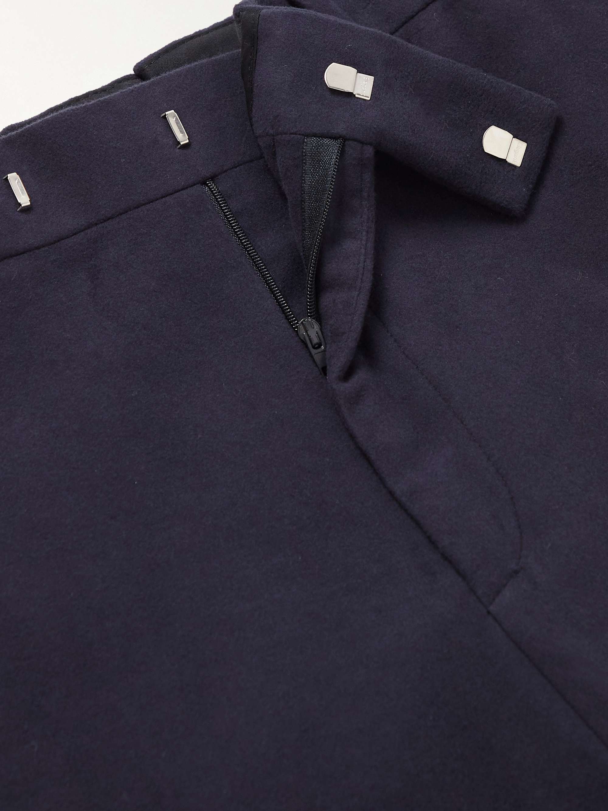 KINGSMAN Straight-Leg Cotton-Moleskin Trousers