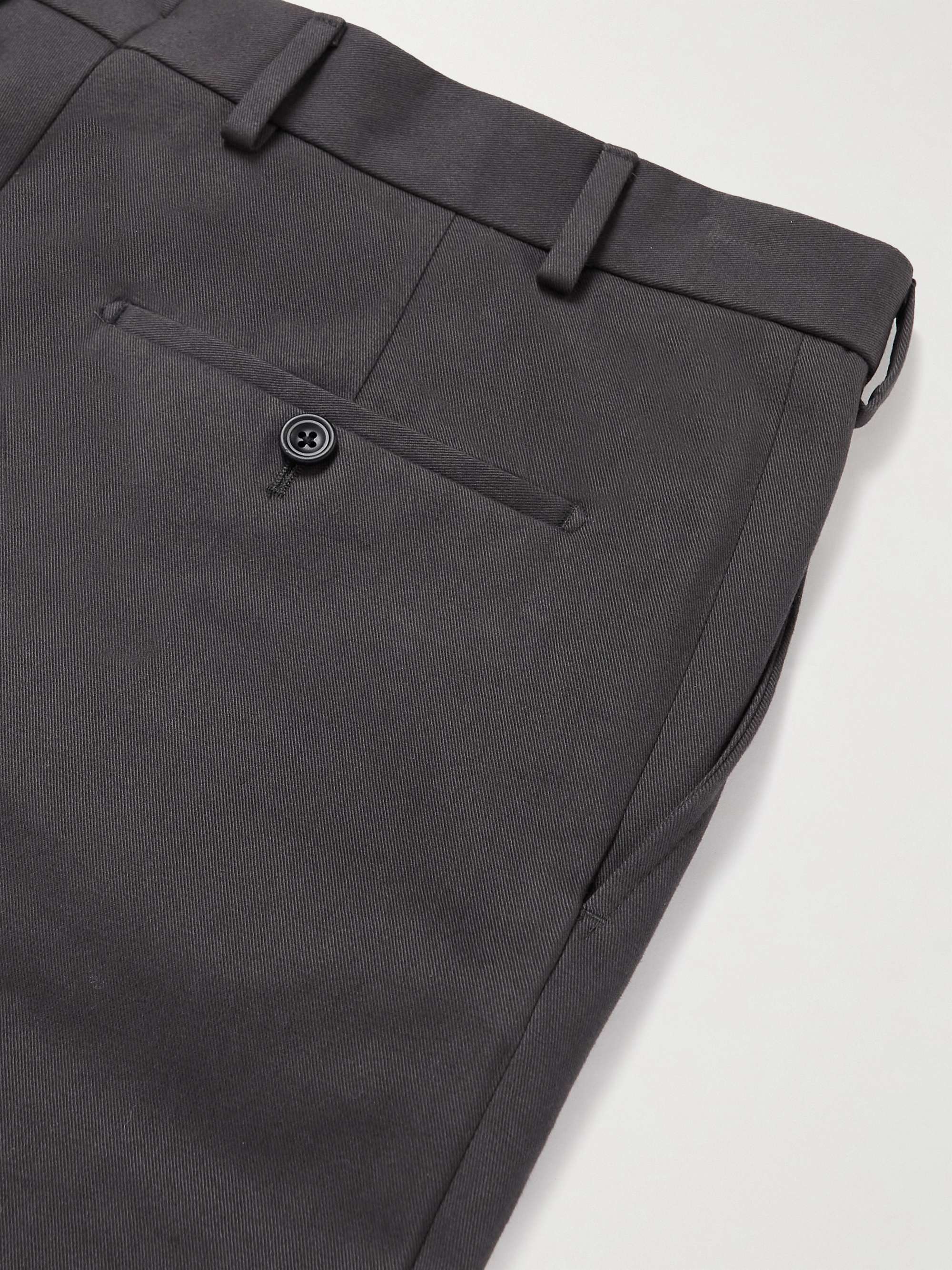 KINGSMAN Straight-Leg Cotton-Twill Chinos