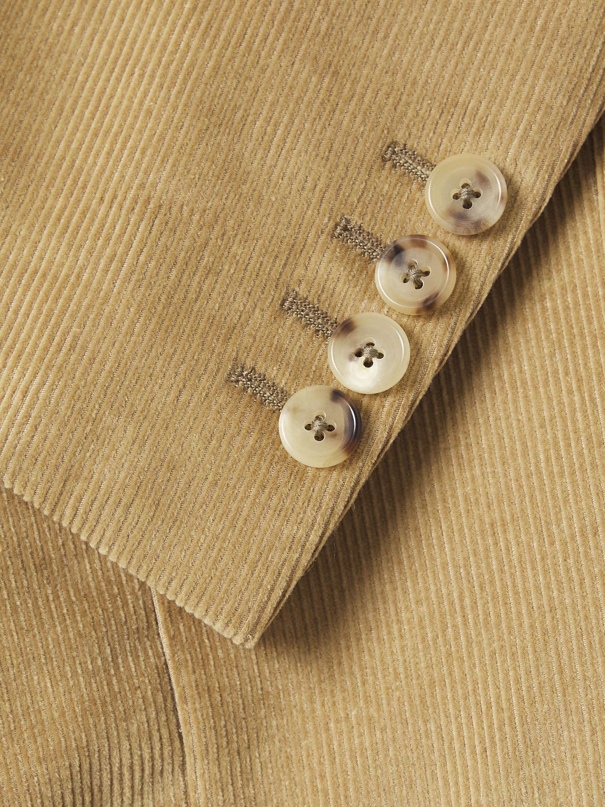 KINGSMAN Slim-Fit Cotton and Cashmere-Blend Corduroy Suit Jacket