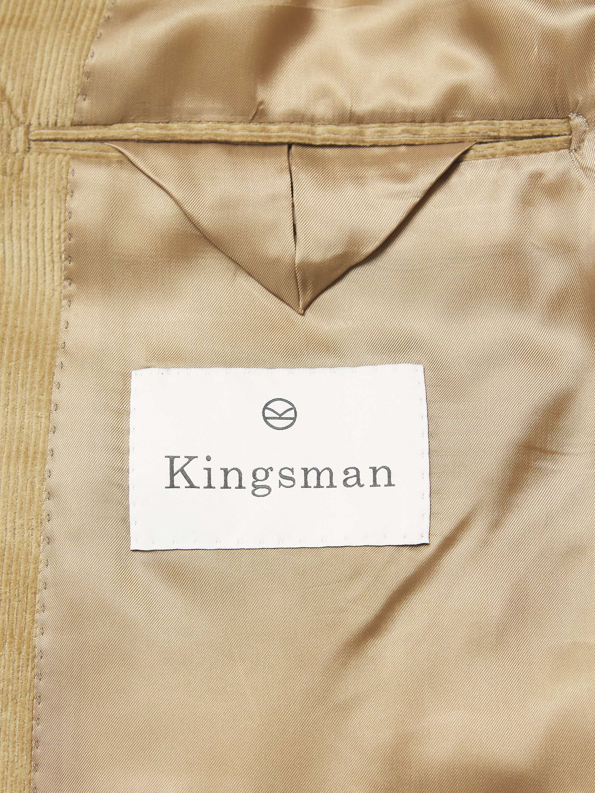 KINGSMAN Slim-Fit Cotton and Cashmere-Blend Corduroy Suit Jacket