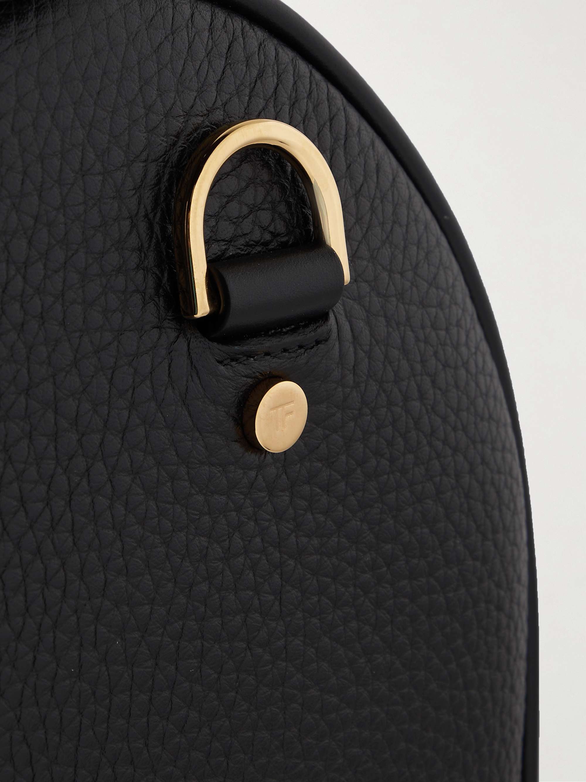 TOM FORD Pebble-Grain Leather Duffle Bag