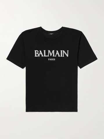 balmain t shirt black