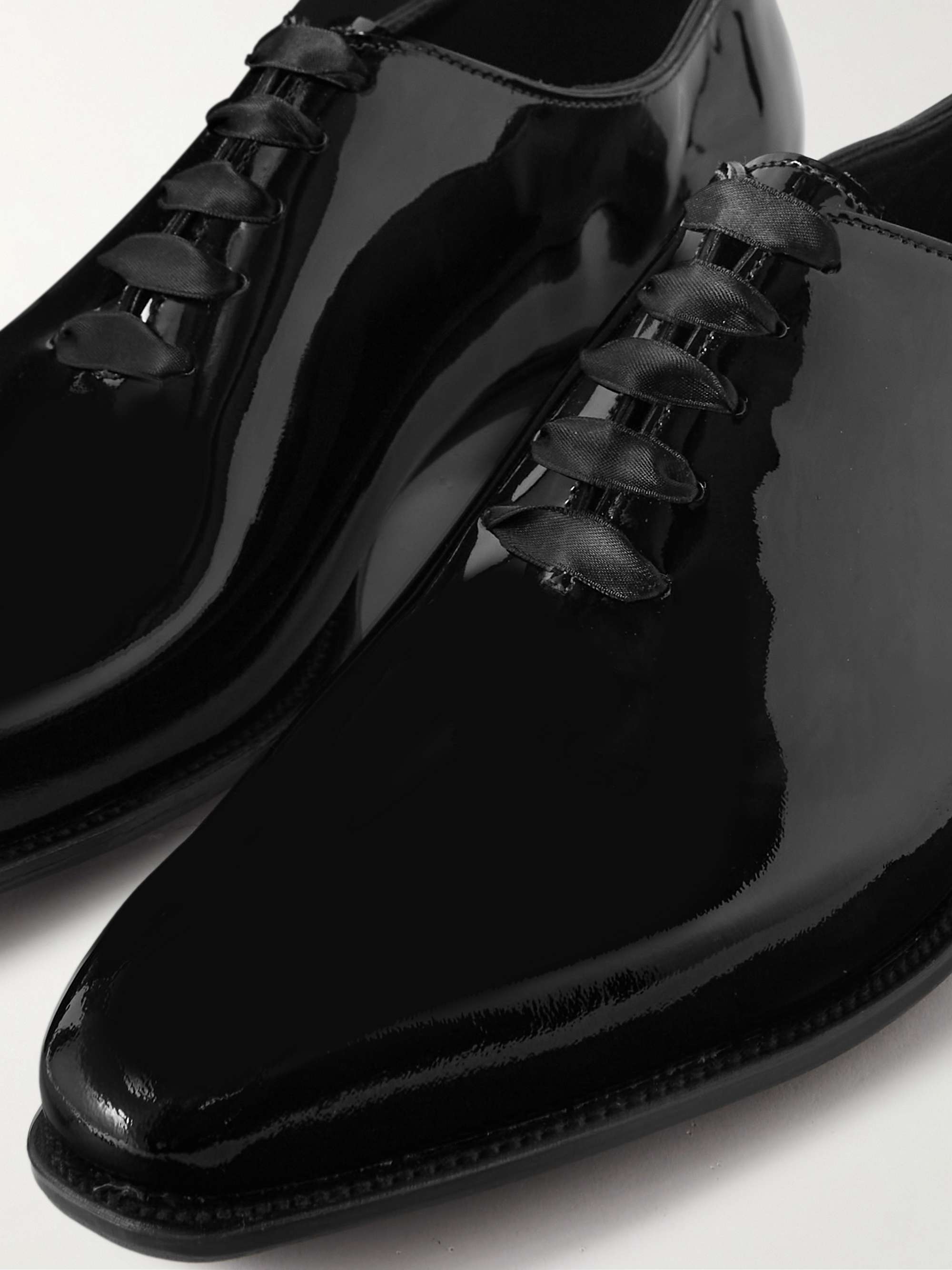 NICHE Black Patent Designer Vamp Loafers