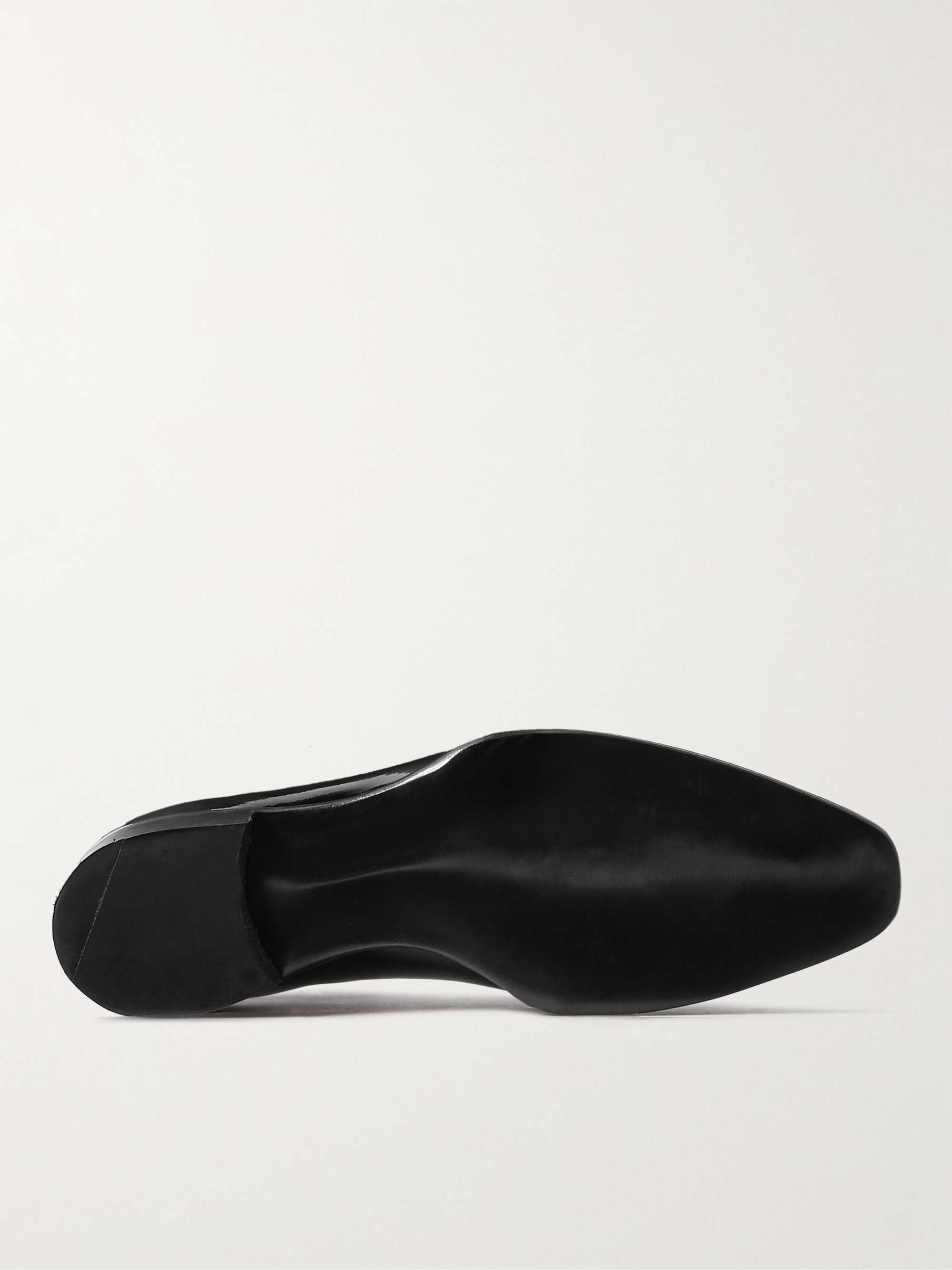 GEORGE CLEVERLEY Merlin Whole-Cut Patent-Leather Oxford Shoes