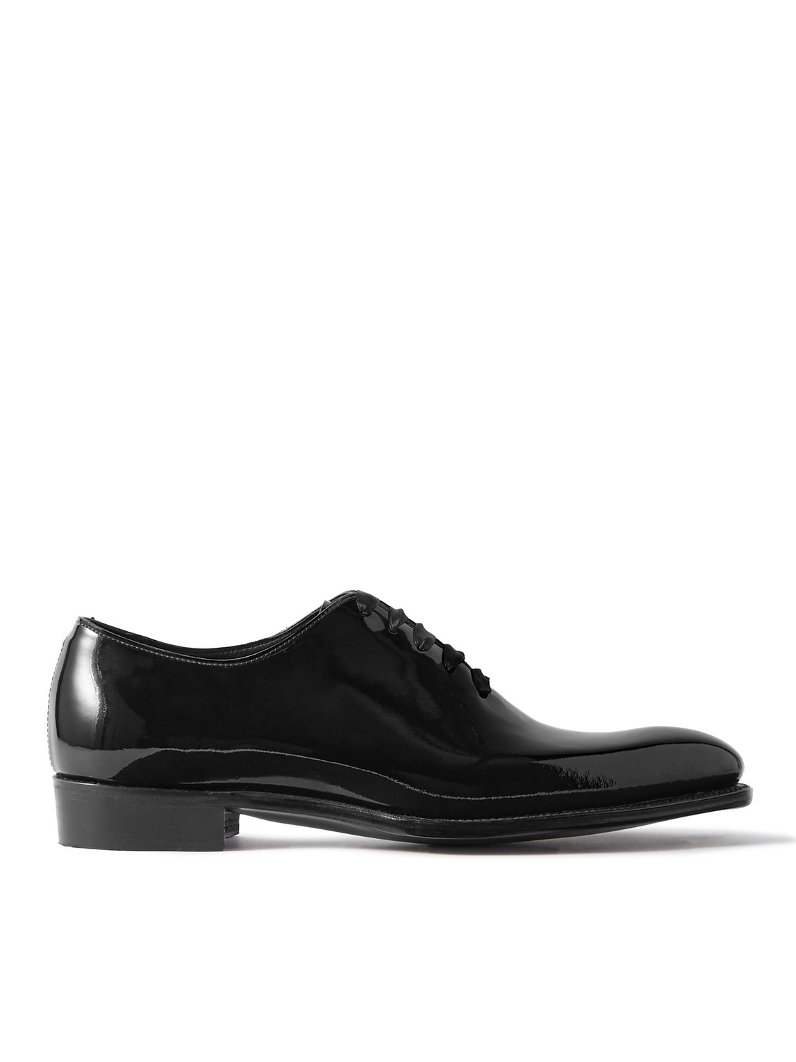 Merlin Whole-Cut Patent-Leather Oxford Shoes