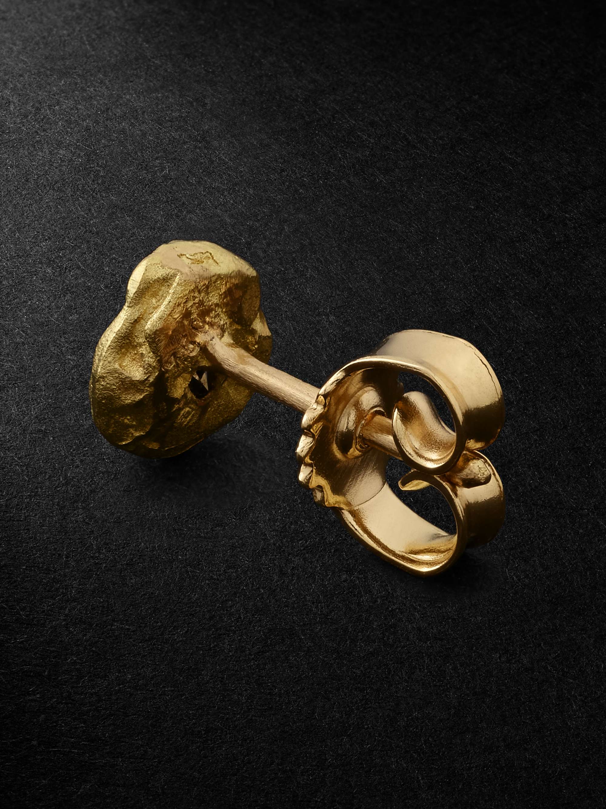 ELHANATI Iman Gold Blackened Diamond Single Earring