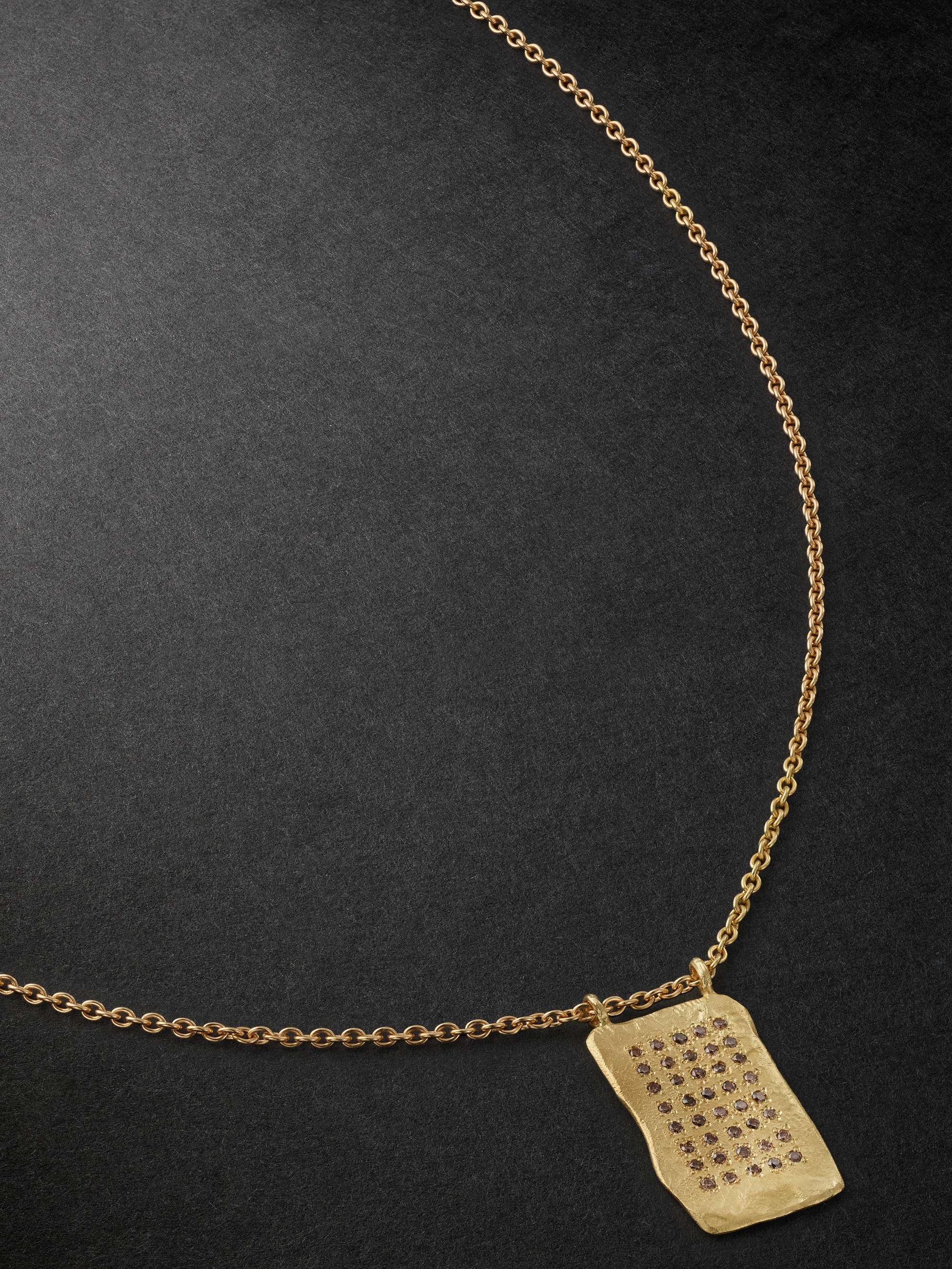 Mens gold hotsell emerald pendant