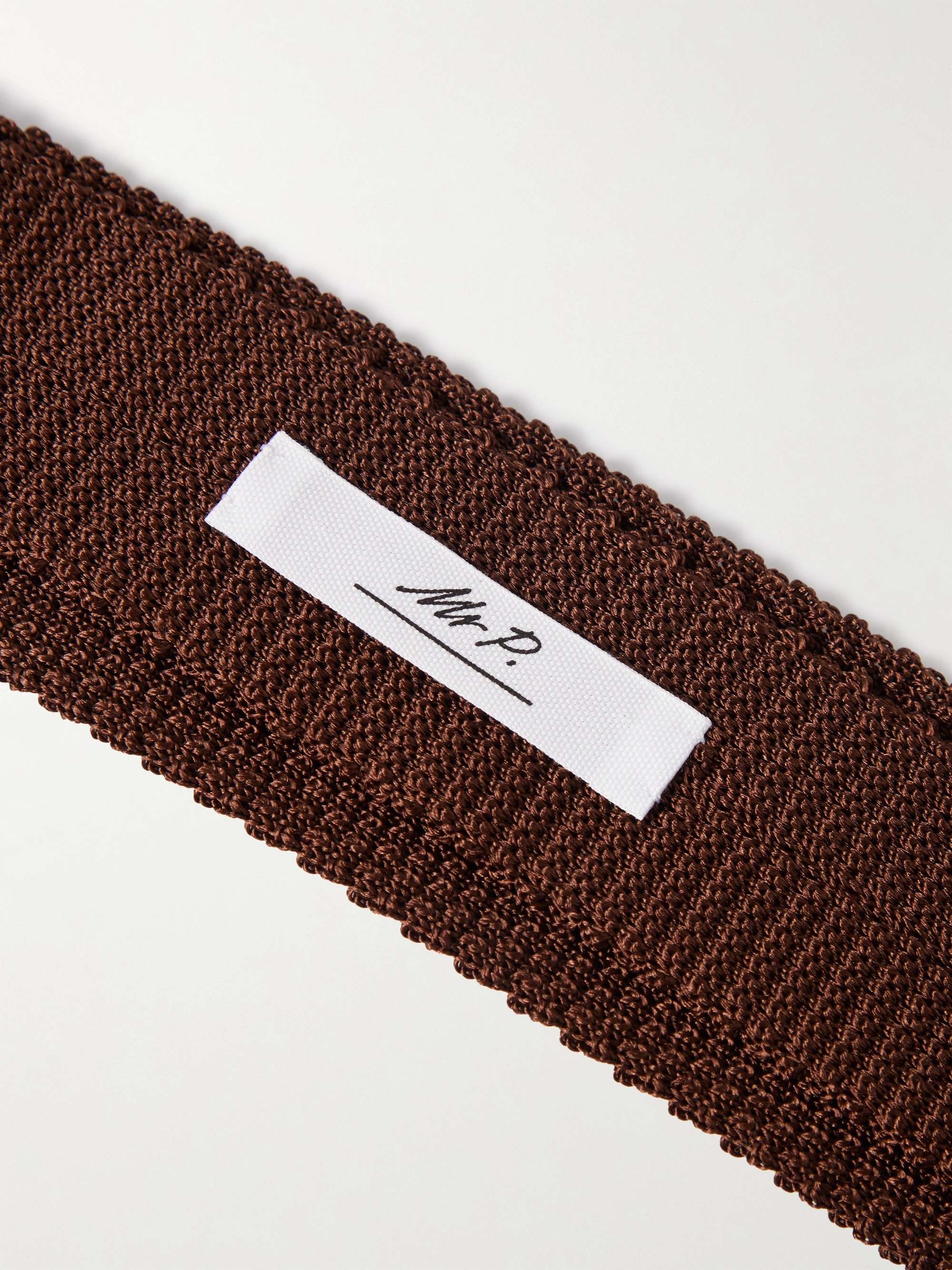MR P. Knitted Silk Tie