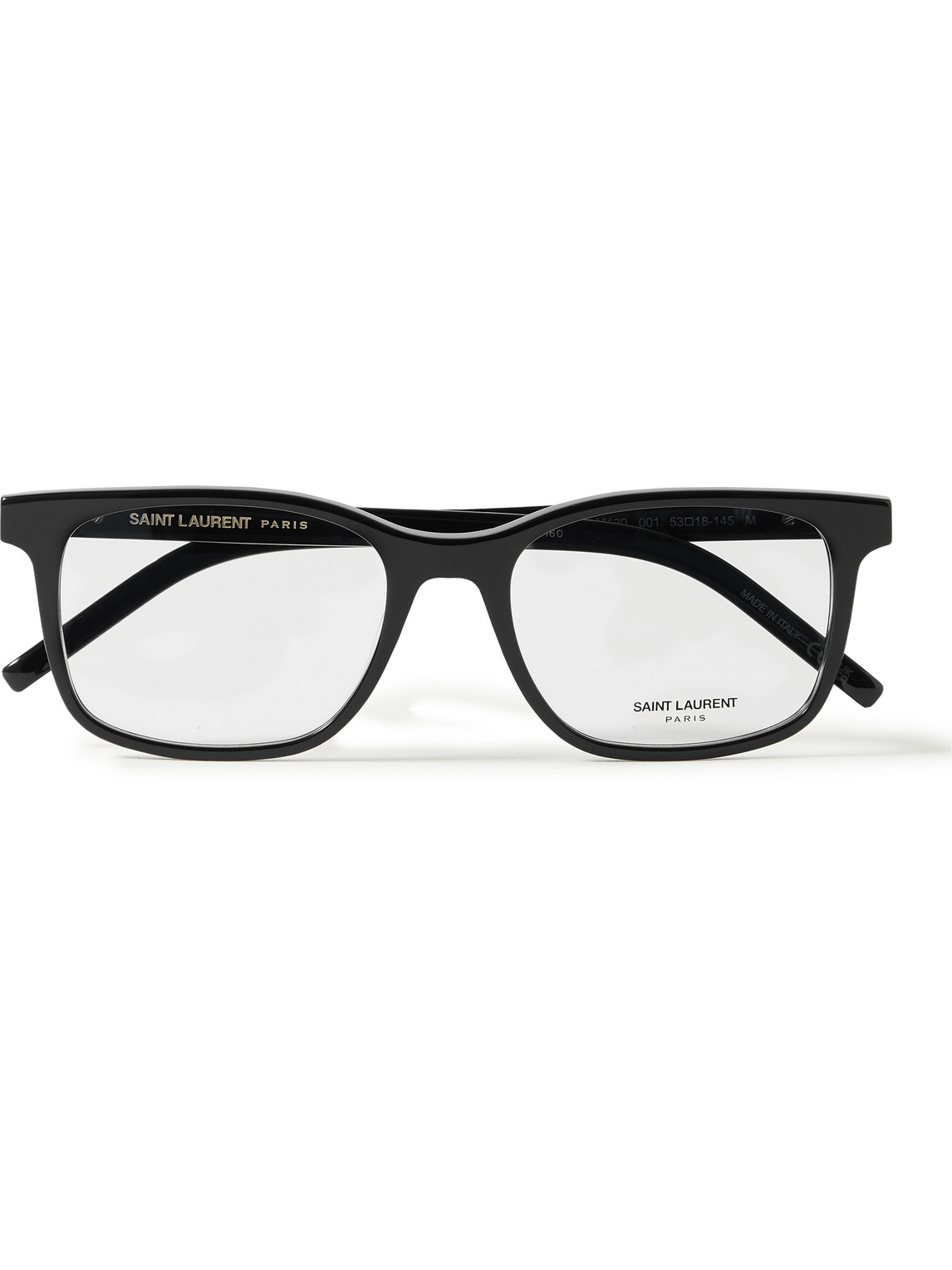 Saint Laurent D-frame Acetate Optical Glasses In Black