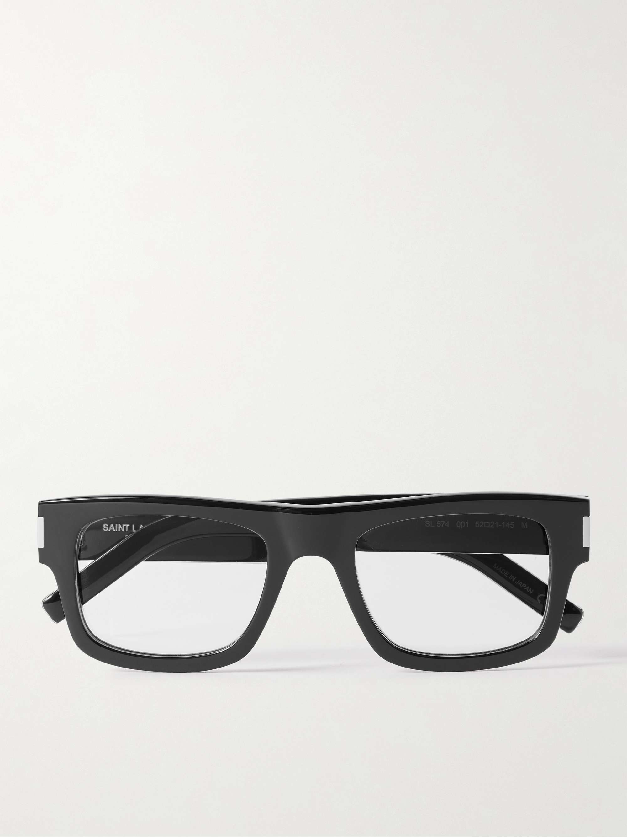 SAINT LAURENT EYEWEAR Square-Frame Acetate Optical Glasses