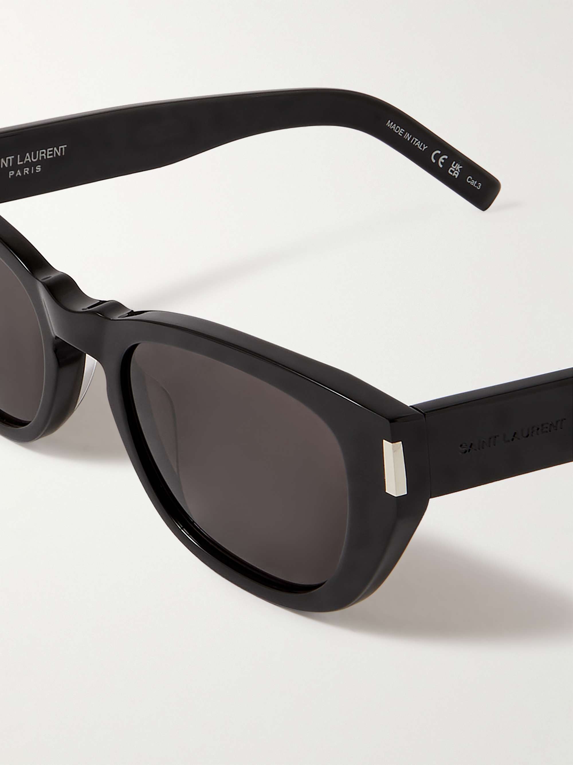 YSL oversized D-frame acetate sunglasses