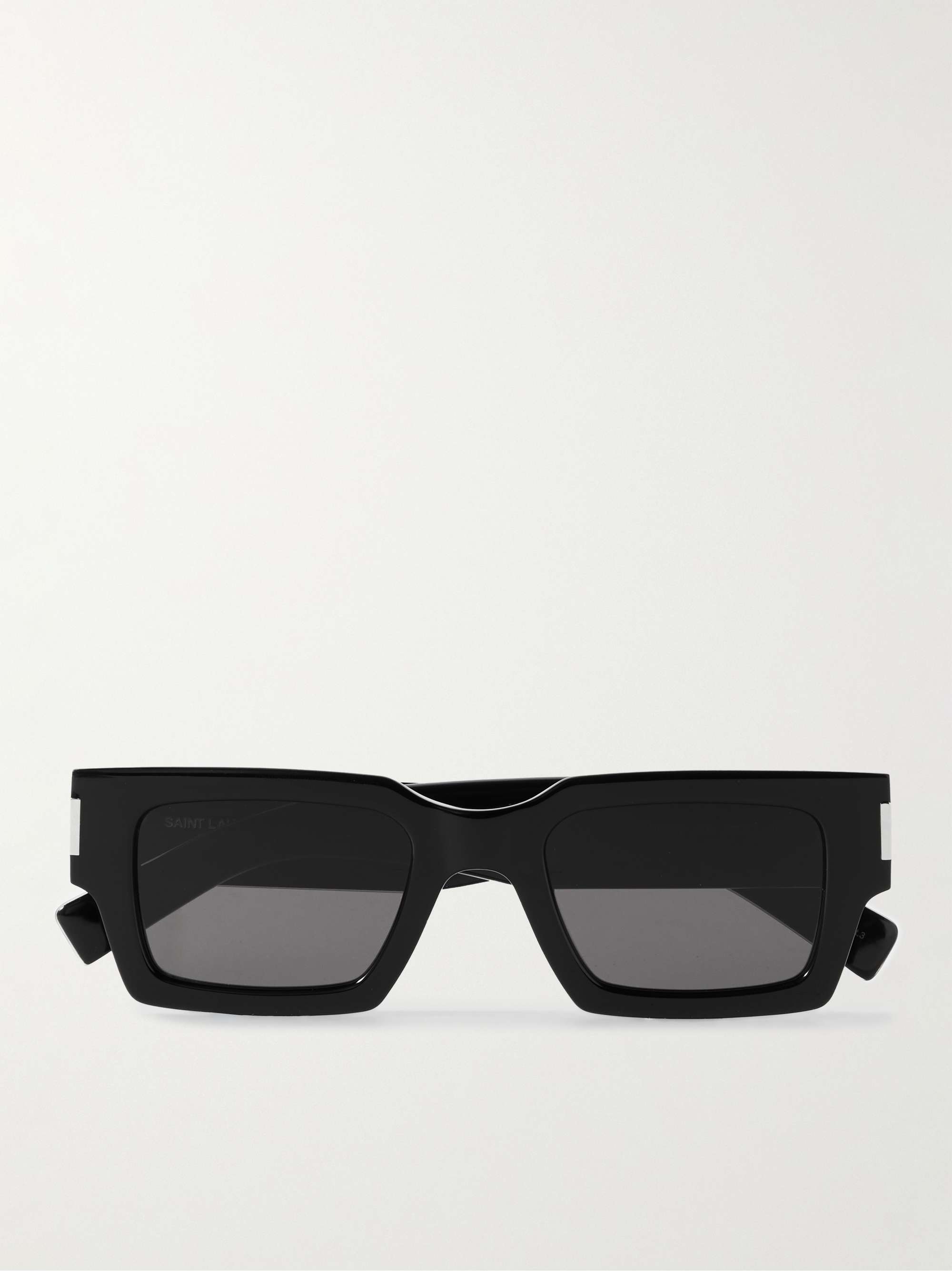 Saint Laurent Men's Naked Wirecore Rectangular Sunglasses