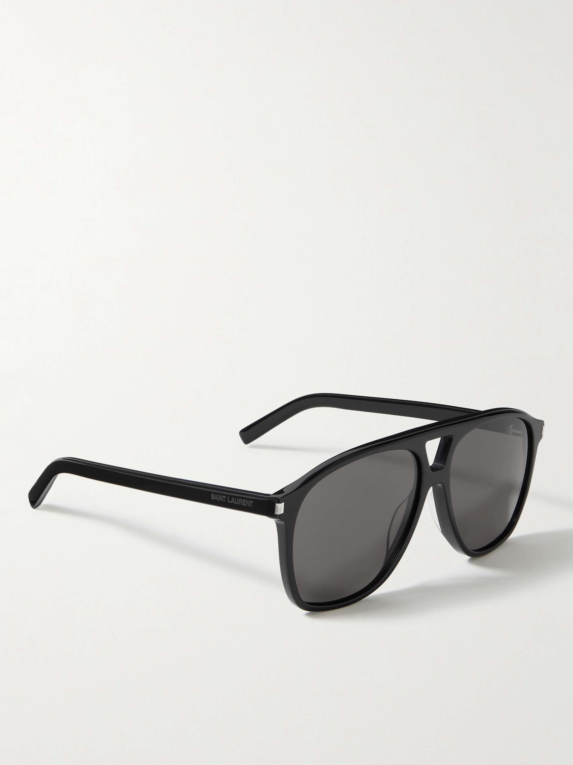 SAINT LAURENT EYEWEAR AviatorStyle Acetate Sunglasses for Men MR PORTER