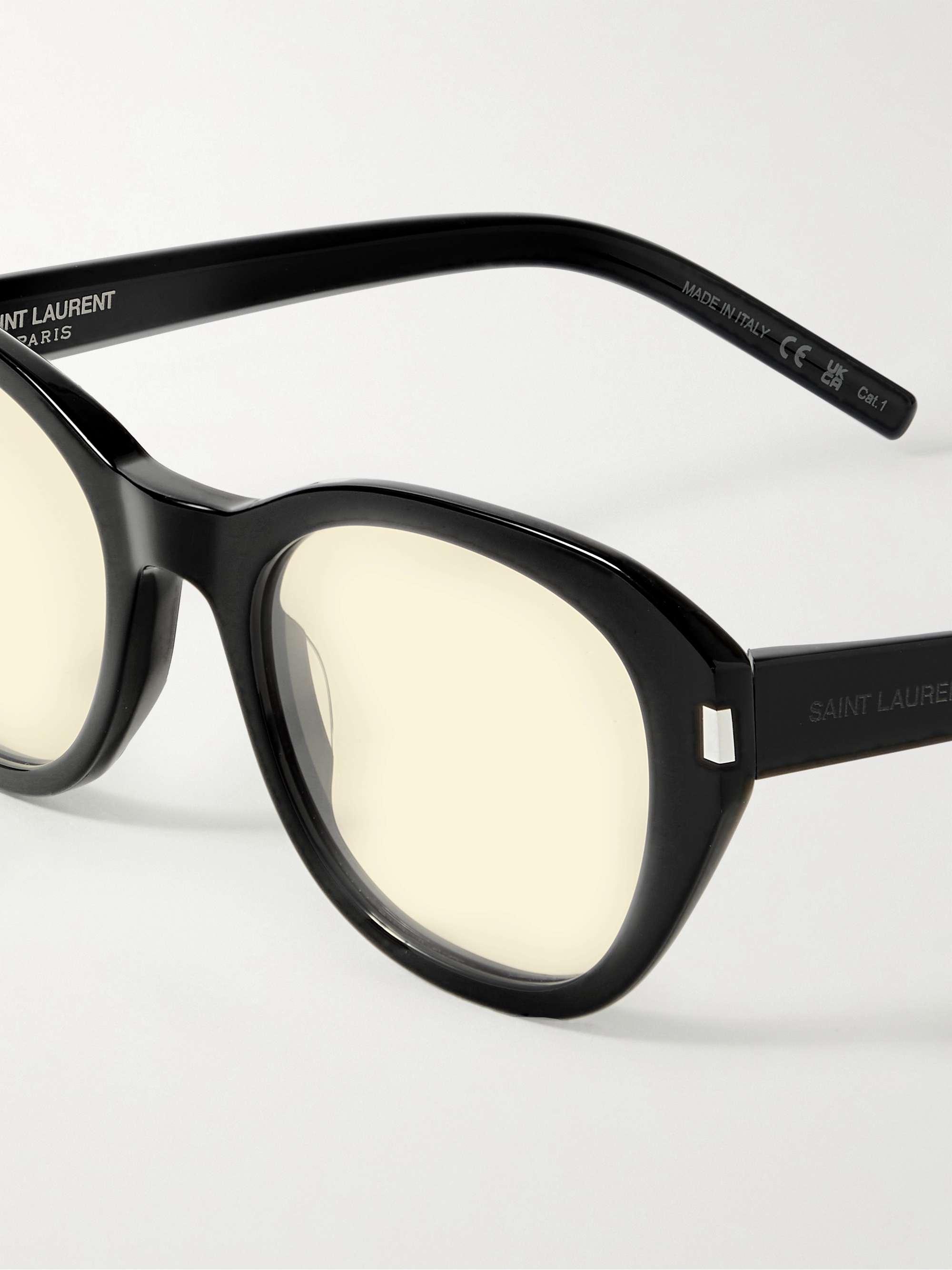 SAINT LAURENT EYEWEAR YSL D-frame acetate optical glasses  Optical glasses,  Fashion eye glasses, Designer glasses frames