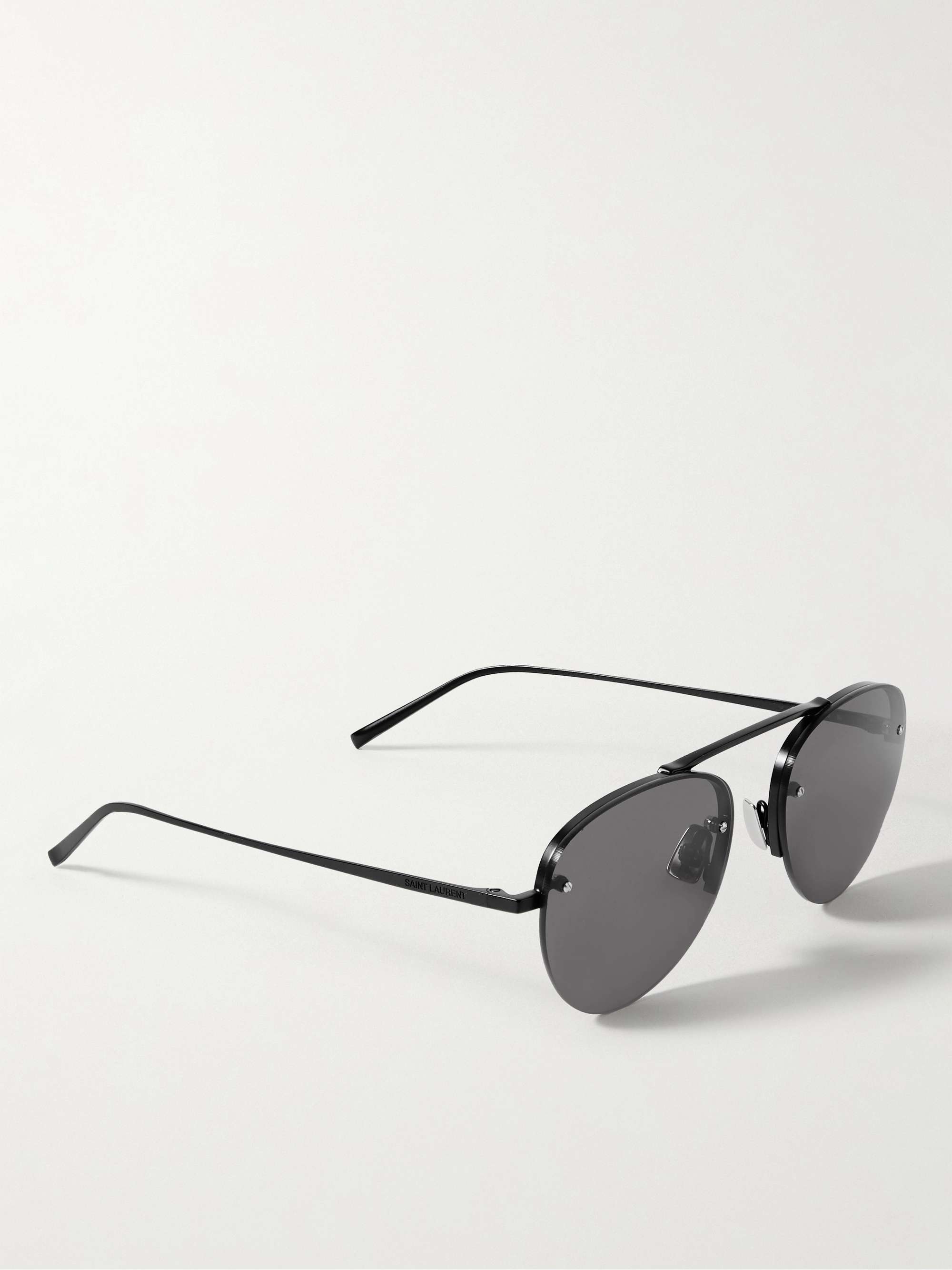 SAINT LAURENT EYEWEAR Aviator-Style Metal Sunglasses