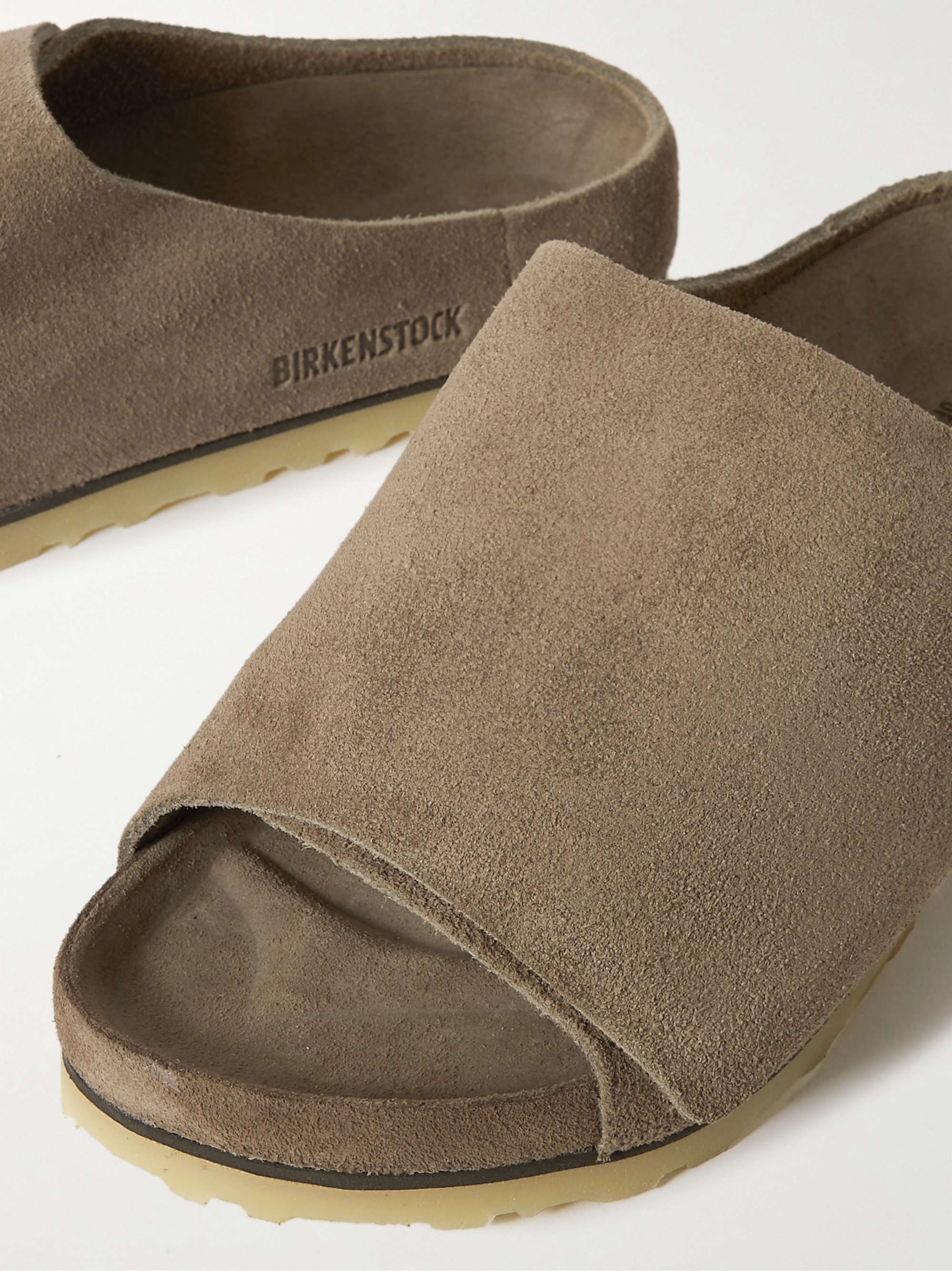 Birkenstock + Fear of God Suede Sandals - Men - Gray Suede Shoes - EU 44